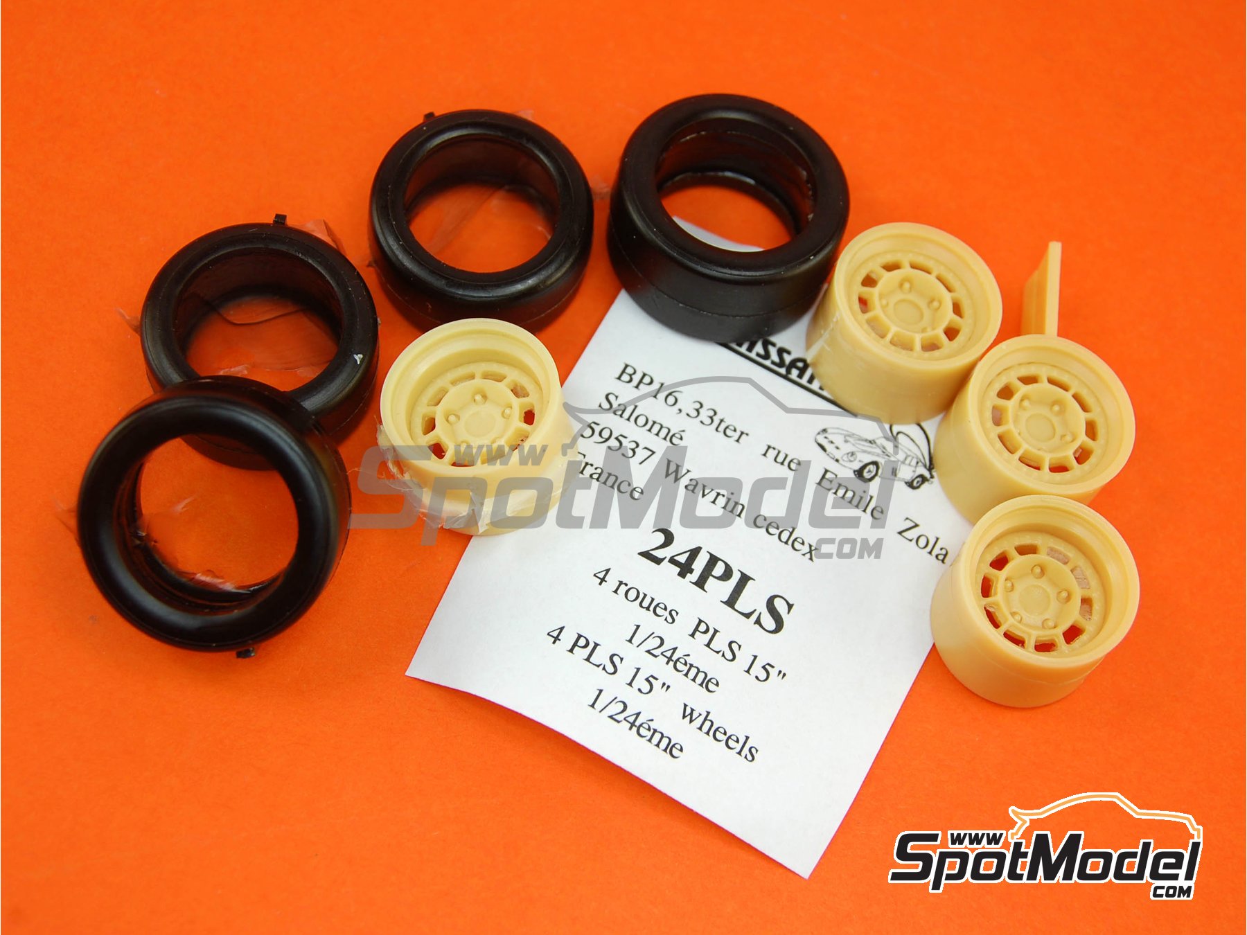 Image 1: Gotti PLS para Porsche 911 SC Grupo 4 | Set de llantas y neumáticos en escala 1/24 fabricado por Renaissance Models (ref. 24PLS)