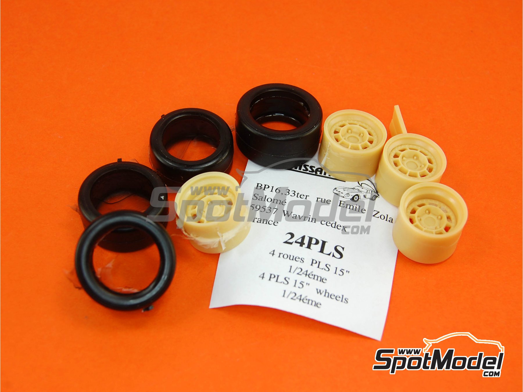 Image 5: Gotti PLS para Porsche 911 SC Grupo 4 | Set de llantas y neumáticos en escala 1/24 fabricado por Renaissance Models (ref. 24PLS)