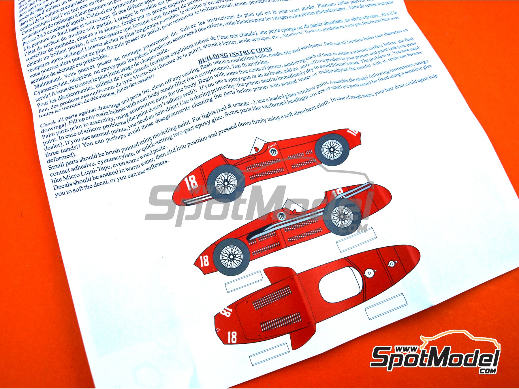 Maserati 250f #36 1955 1:43 maqueta de coche