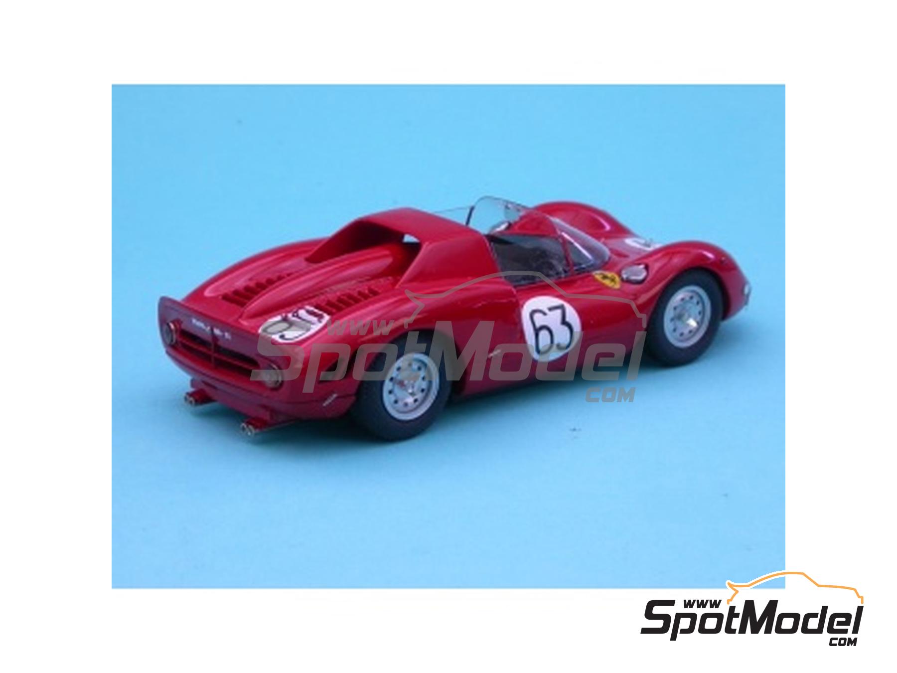 Miniature Alezan Models 1/43 Ferrari Michalak Cilindro 1989 – Rouge Résine