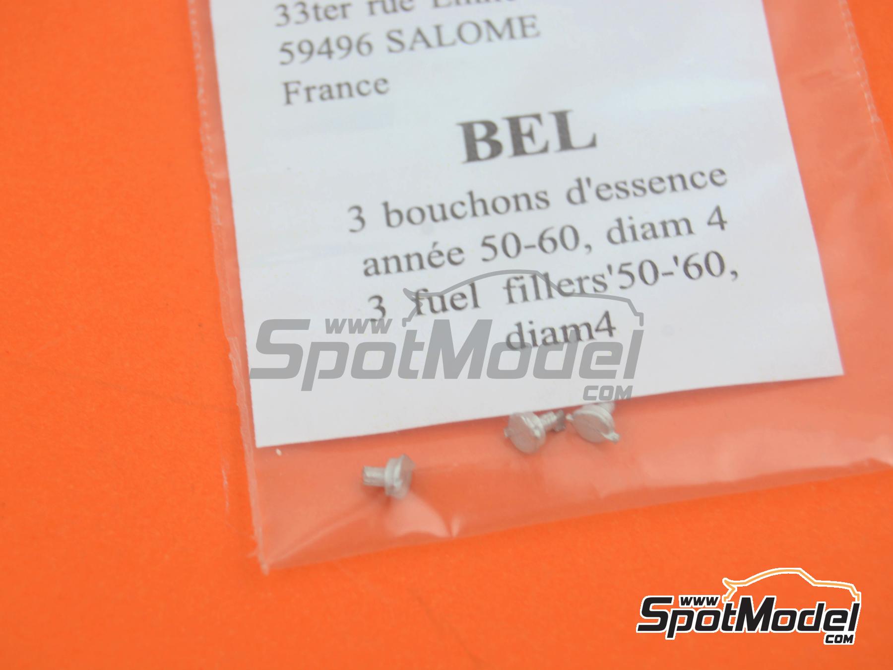 Image 2: Tapon de gasolina años 50 y 60 de 4mm de diametro | Tapones de gasolina en escala 1/43 fabricado por Renaissance Models (ref. BEL)