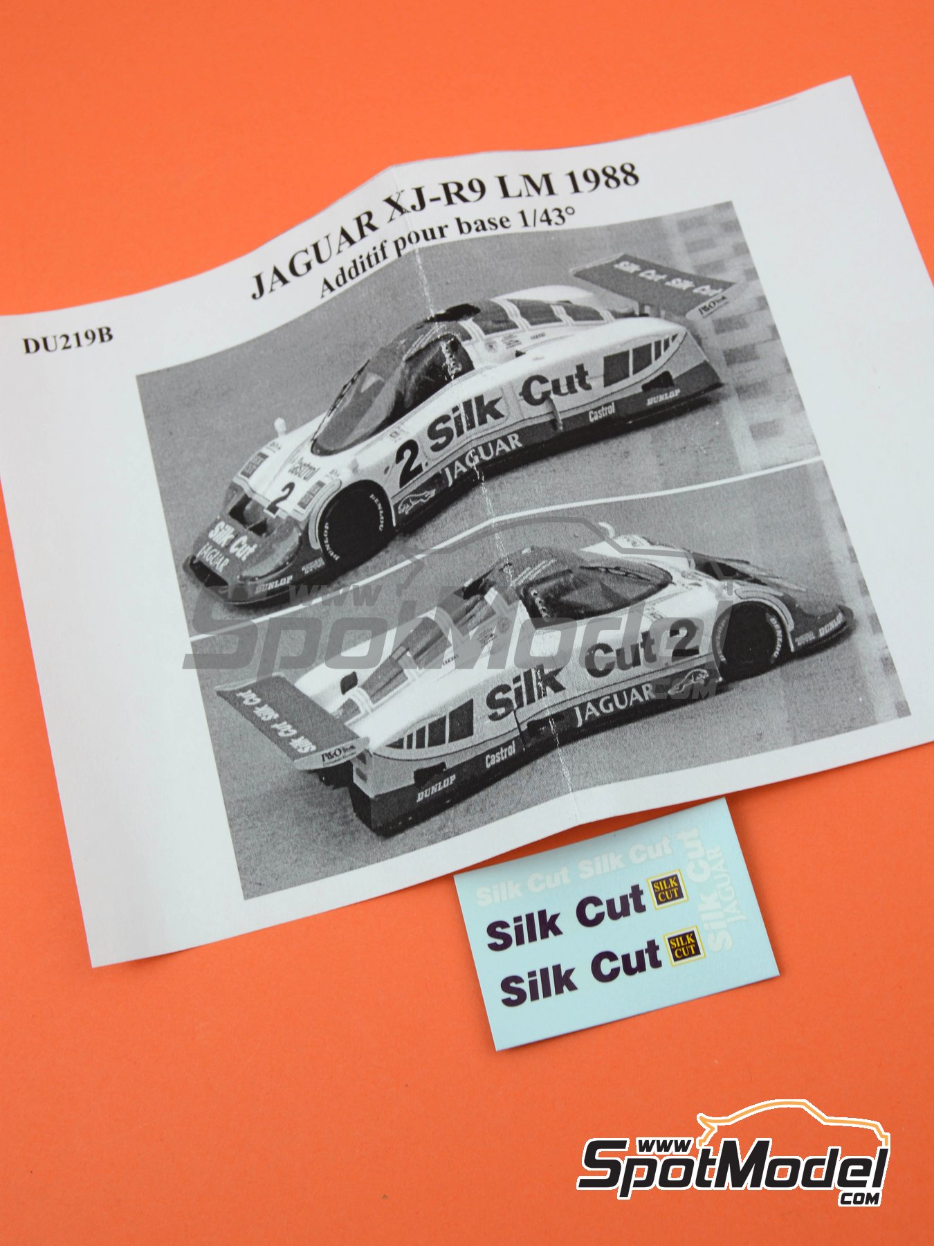 Kit Starter 1/43 S3924C - Jaguar XJR9 Sprint Silk Cut N°1 Jarama 88