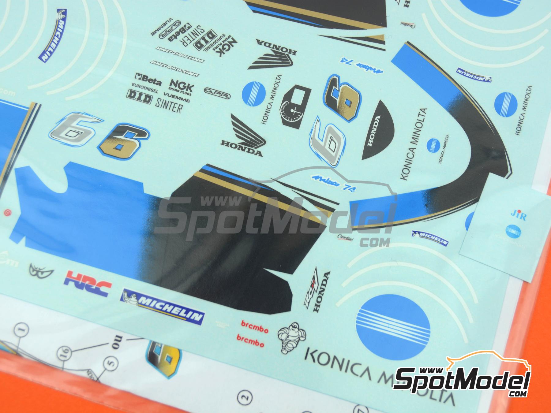 Transkit Résine Renaissance 1/12 - Honda RC211V 2005 Konica Minolta Tamada