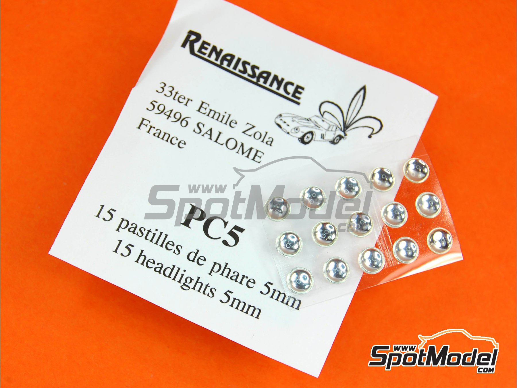 Image 2: Round lights 5 mm | Lights manufactured by Renaissance Models (ref.&nbsp;PC5)