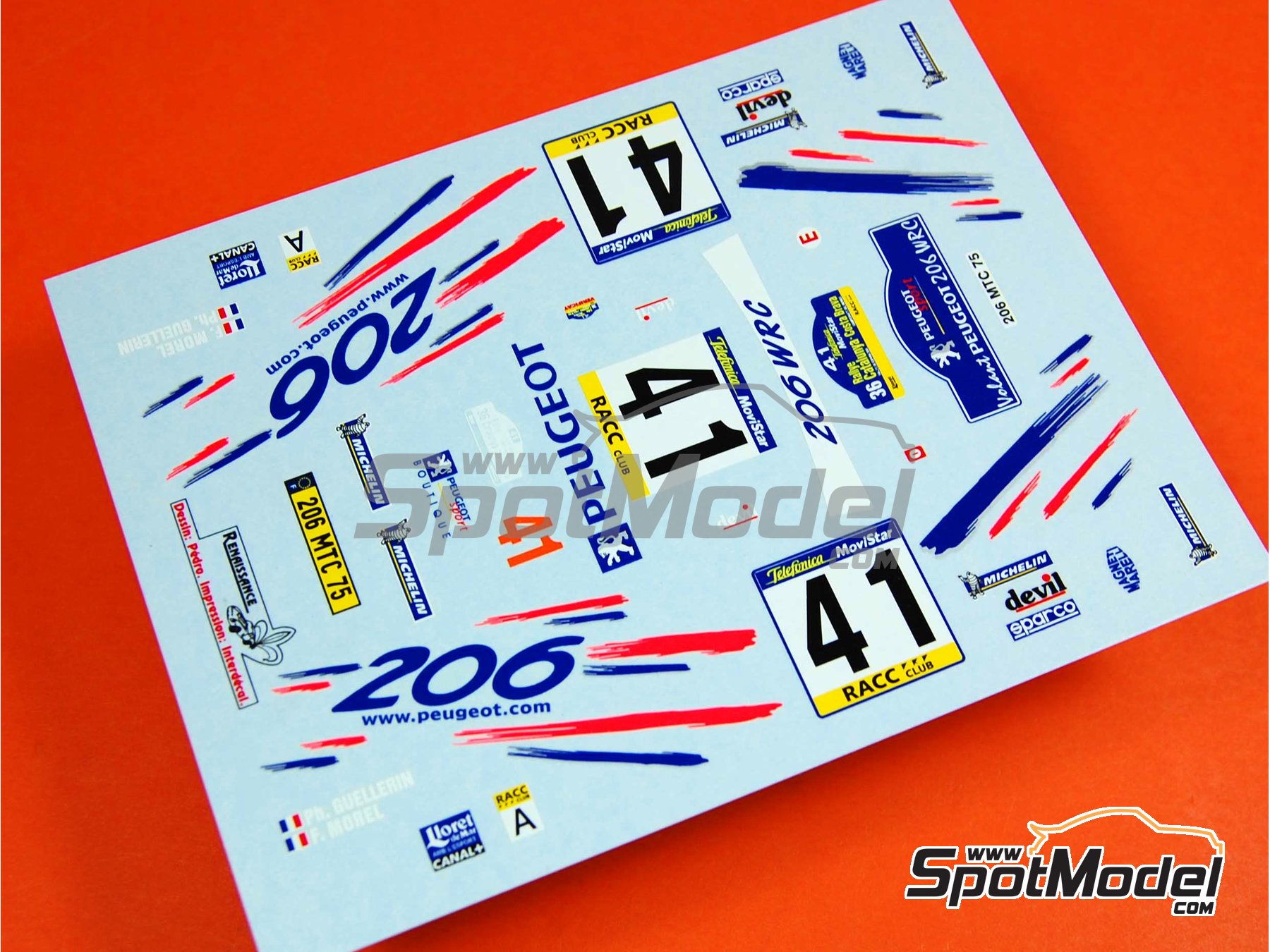 Planche De Décalcomanies 1/43 Peugeot 208 Francoli Rally Catalunya 2019 WRC - Pour Modèle Réduit - Neuf