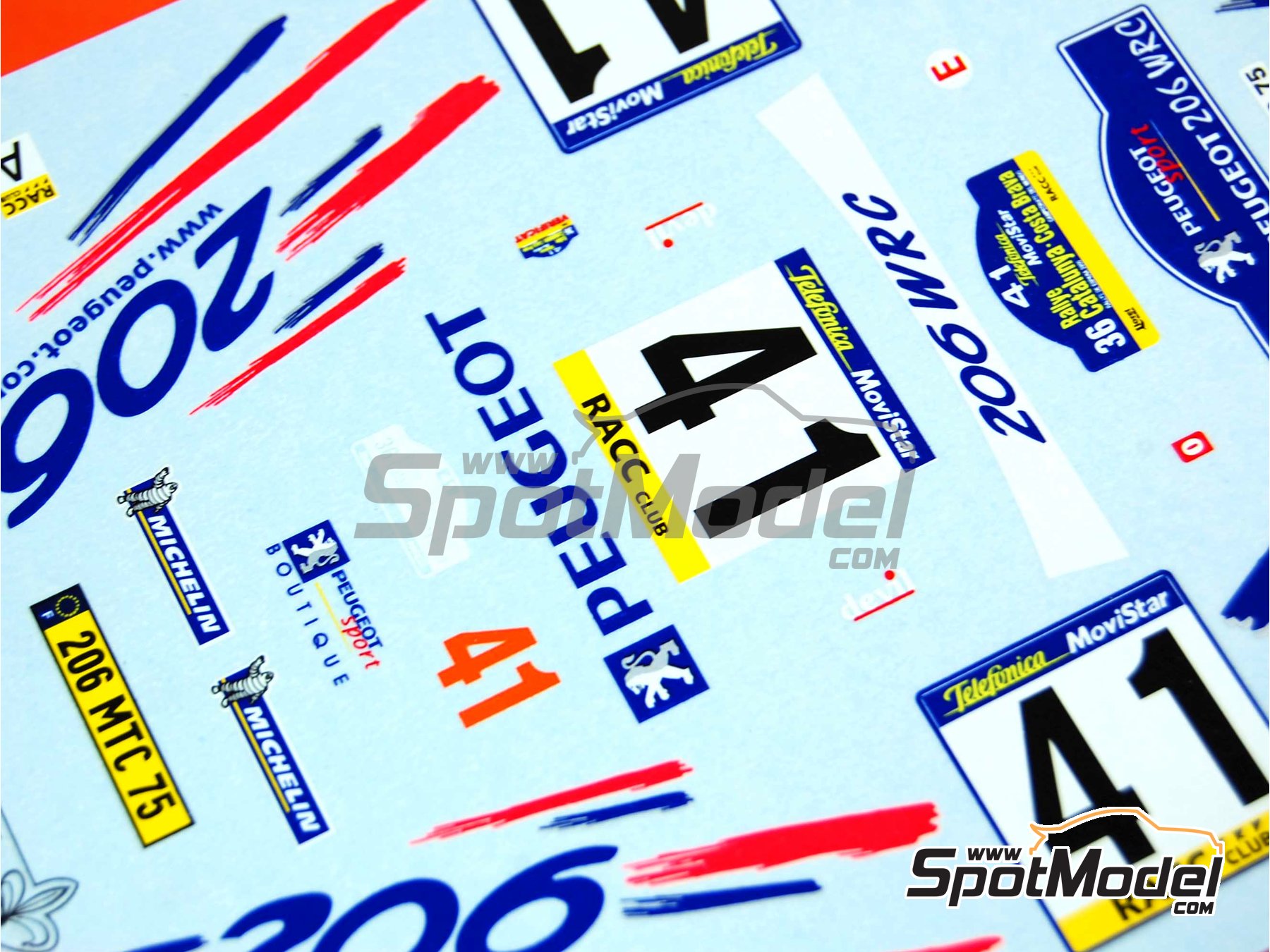 Planche De Décalcomanies 1/43 Peugeot 208 Francoli - Rallye De Catalogne 2019 WRC - Modélisme Auto Rallye