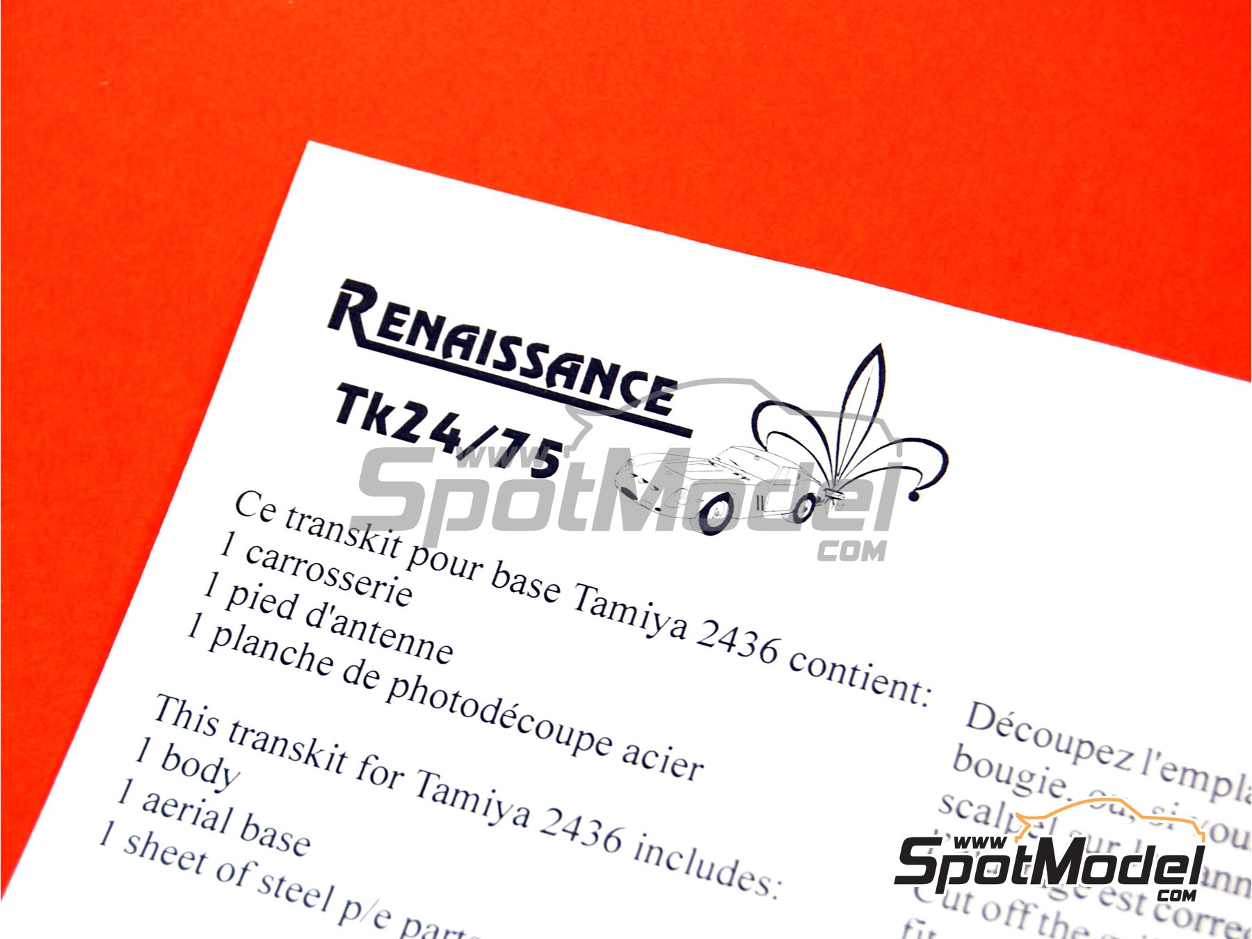 Image 1: Audi Quattro Grupo B -  1982 y 1983 | Transkit en escala 1/24 fabricado por Renaissance Models (ref. TK24-075, tambien TK24/075)