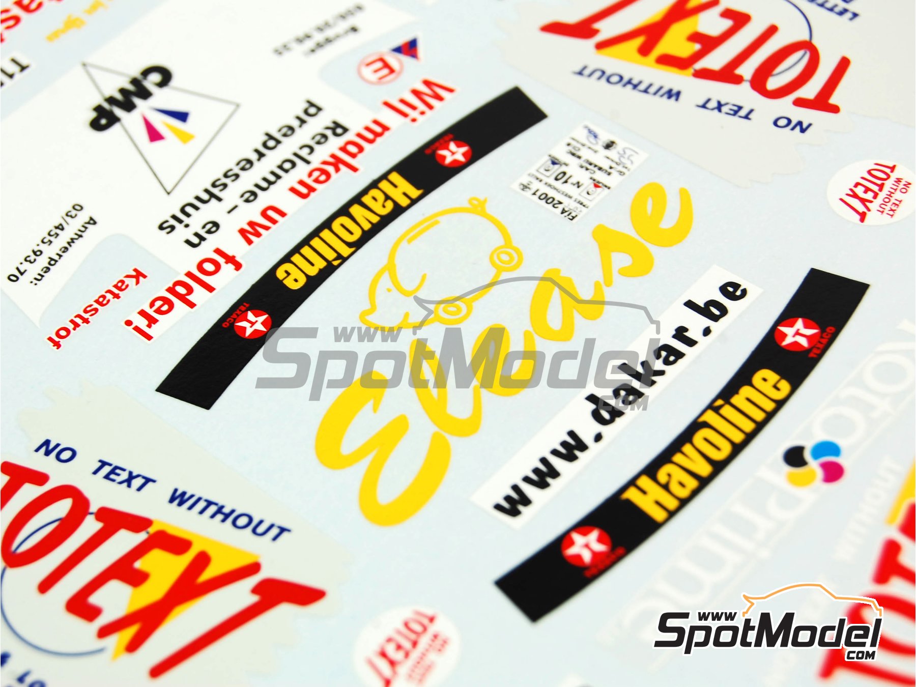 Image 1: Subaru Impreza WRC sponsored by Katastrof - Ypres Rally 2001 | Marking / livery in 1/24 scale manufactured by Renaissance Models (ref.&nbsp;TK24-098, also TK24/098)