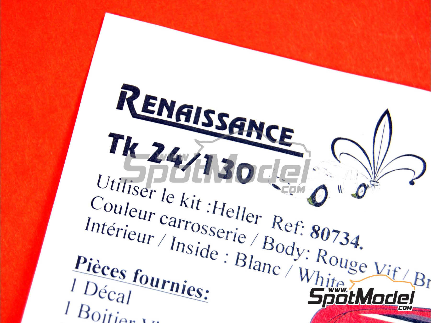 Image 1: Mitsubishi Lancer Evo VII patrocinado por Marlboro Ralli Art - Rally de Monte Carlo - Rallye Automobile de Monte-Carlo 2002 | Decoraci&oacute;n en escala&nbsp;1/24 fabricado por Renaissance Models (ref.&nbsp;TK24-130, tambien TK24/130)