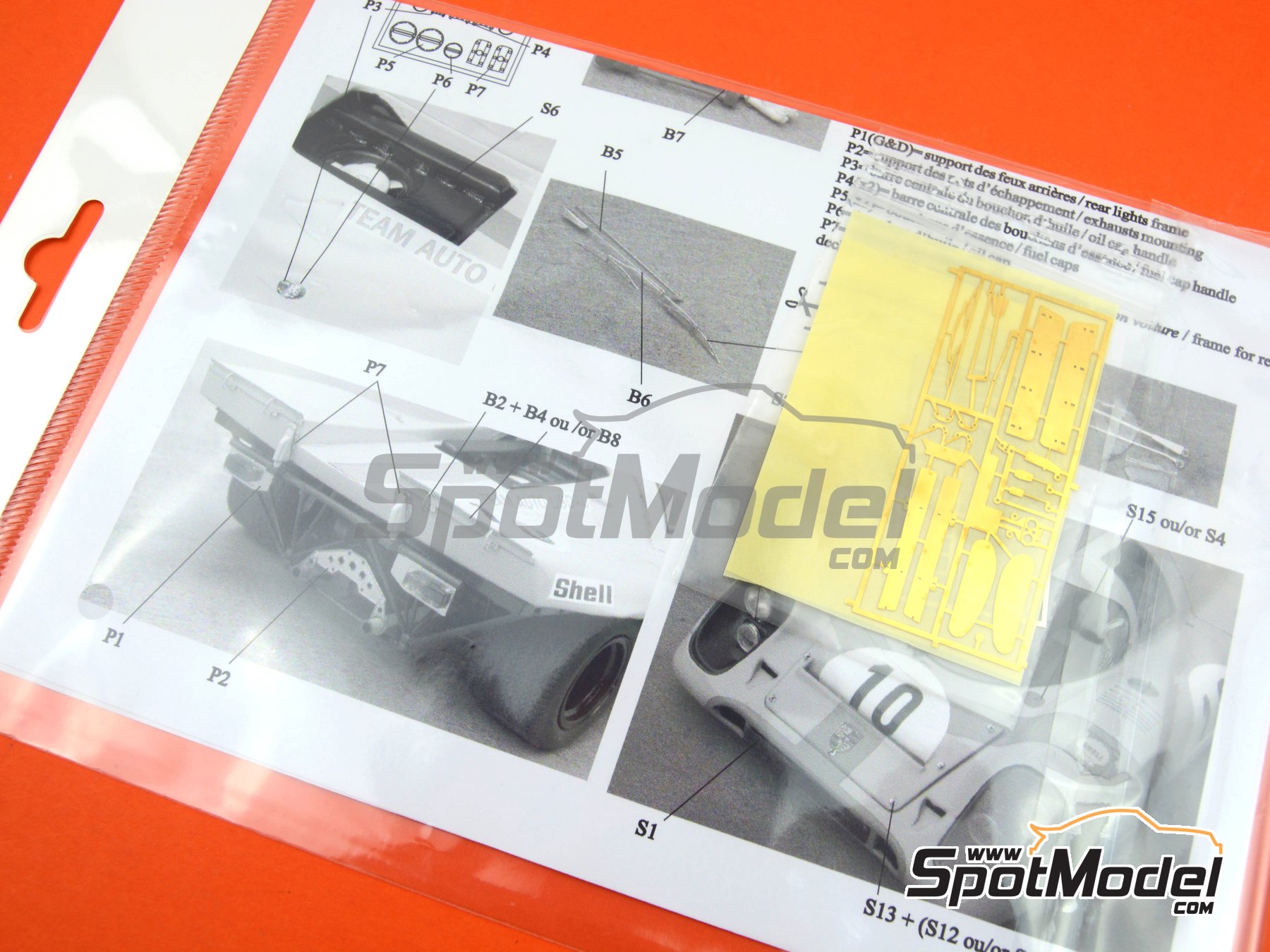 Image 8: Porsche 917K | Detail up set in 1/24 scale manufactured by Renaissance Models (ref.&nbsp;TK24-189, also TK24/189)