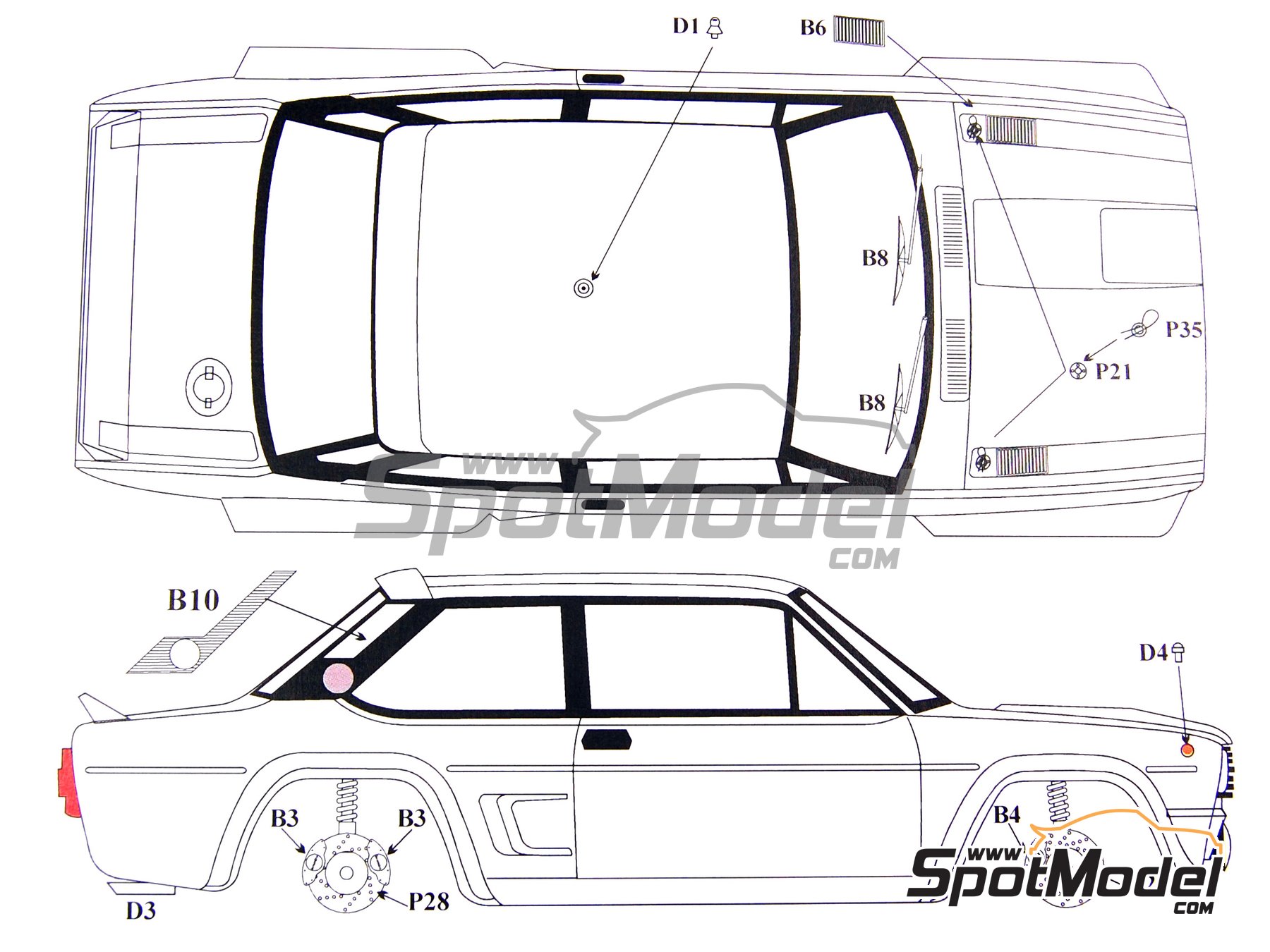 fiat 131 abarth parts