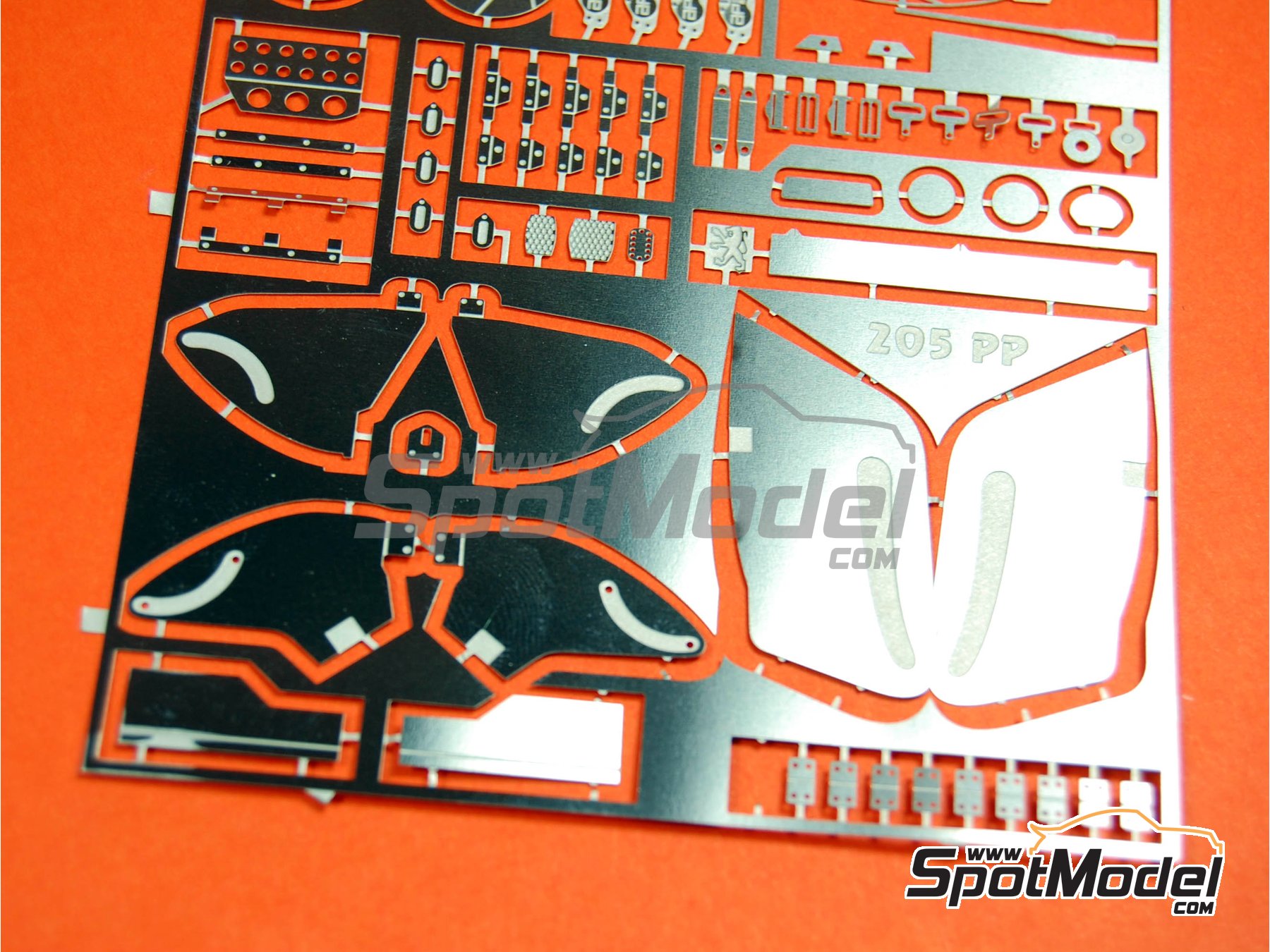 Image 24: Peugeot 205 Turbo 16 sponsored by Camel Shell - Pikes Peak Climb Hill Race 1987 | Marking / livery in 1/24 scale manufactured by Renaissance Models (ref.&nbsp;TK24-206, also TK24/206)