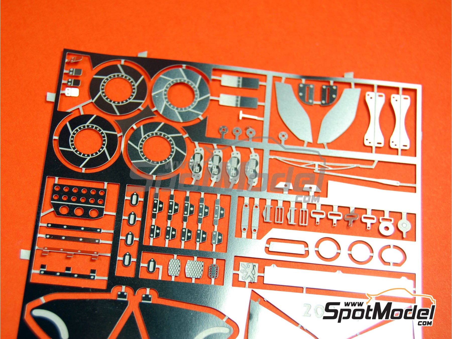 Image 25: Peugeot 205 Turbo 16 sponsored by Camel Shell - Pikes Peak Climb Hill Race 1987 | Marking / livery in 1/24 scale manufactured by Renaissance Models (ref.&nbsp;TK24-206, also TK24/206)