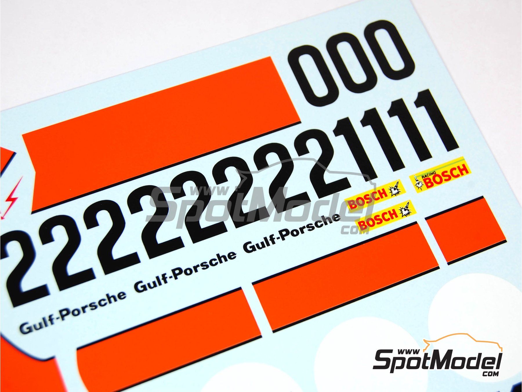 Image 5: Porsche 917K patrocinado por Gulf - 24 Horas de Daytona, 24 Horas de Le Mans 1970 | Decoraci&oacute;n en escala&nbsp;1/24 fabricado por Renaissance Models (ref.&nbsp;TK24-208, tambien TK24/208)