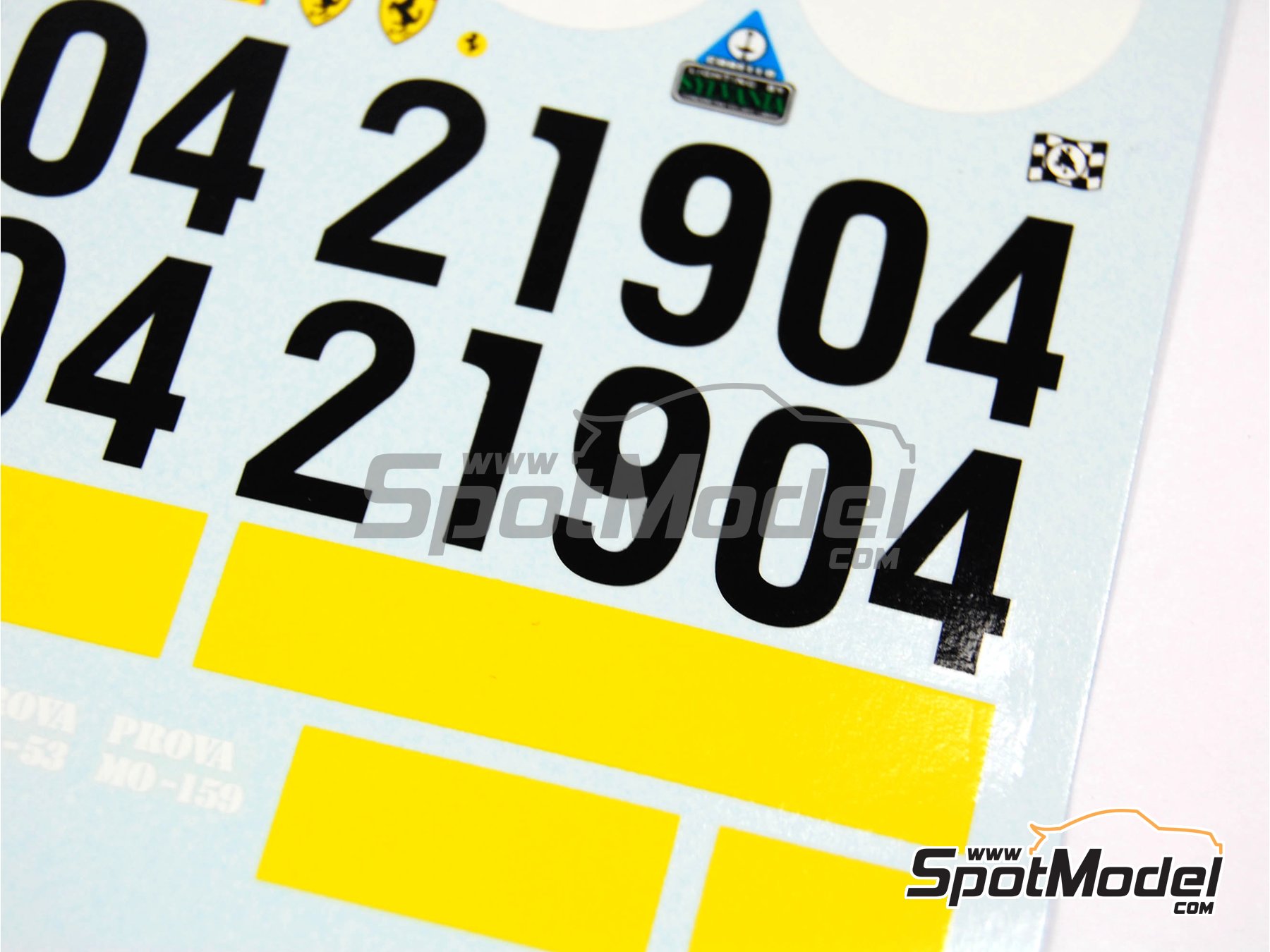 Image 3: Ferrari 330 P4 SPA Ferrari SEFAC Team - 24 Hours Le Mans 1967 | Marking / livery in 1/24 scale manufactured by Renaissance Models (ref.&nbsp;TK24-209, also TK24/209)