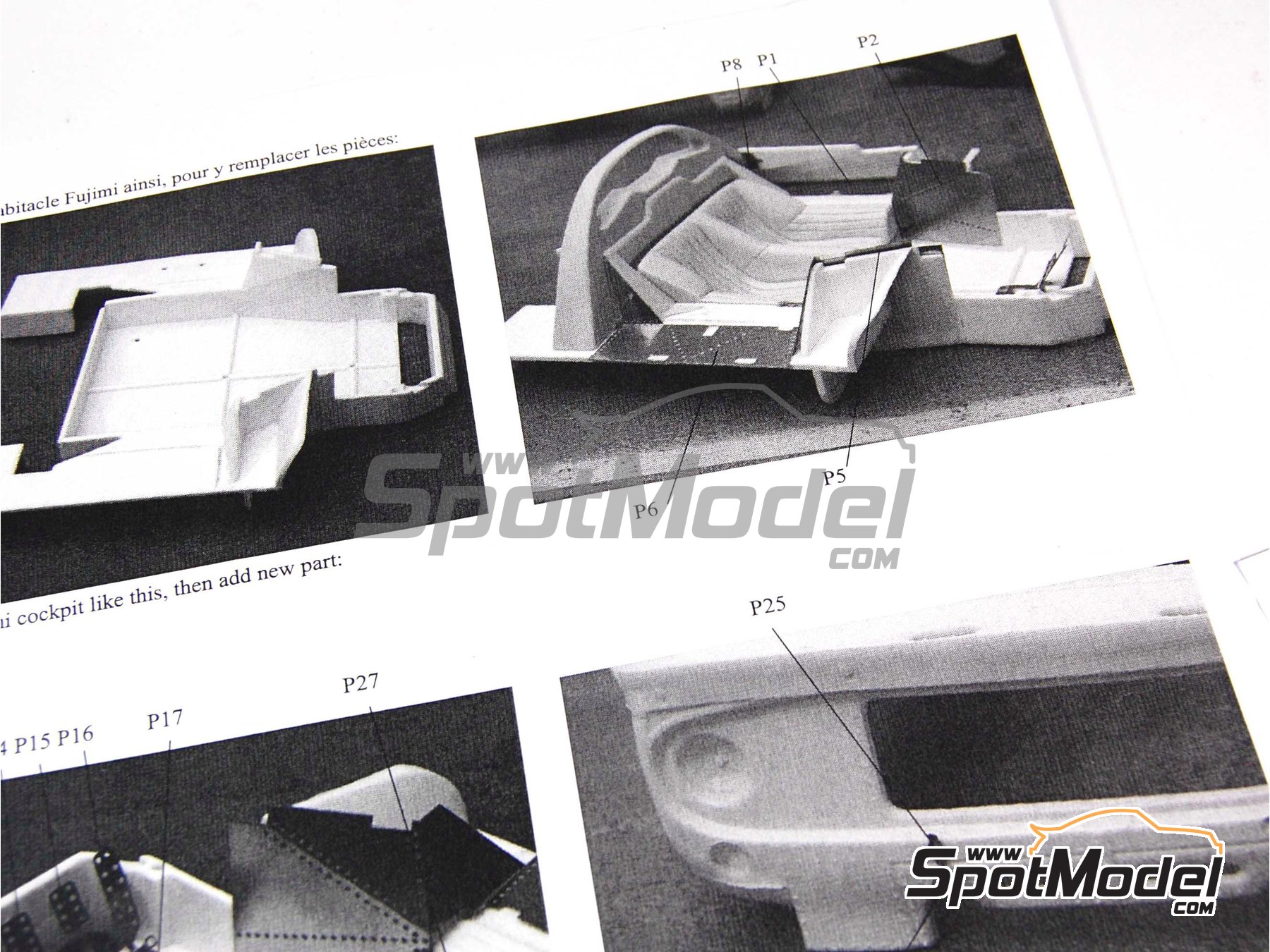 Image 3: Ferrari 330 P4 - 24 Horas de Le Mans 1967 | Set de mejora y detallado en escala 1/24 fabricado por Renaissance Models (ref. TK24-210, tambien TK24/210)