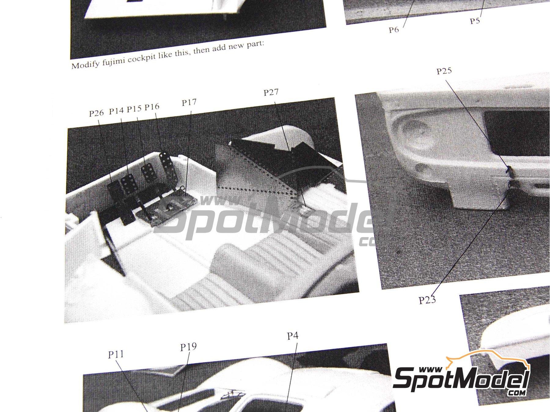 Image 4: Ferrari 330 P4 - 24 Horas de Le Mans 1967 | Set de mejora y detallado en escala 1/24 fabricado por Renaissance Models (ref. TK24-210, tambien TK24/210)