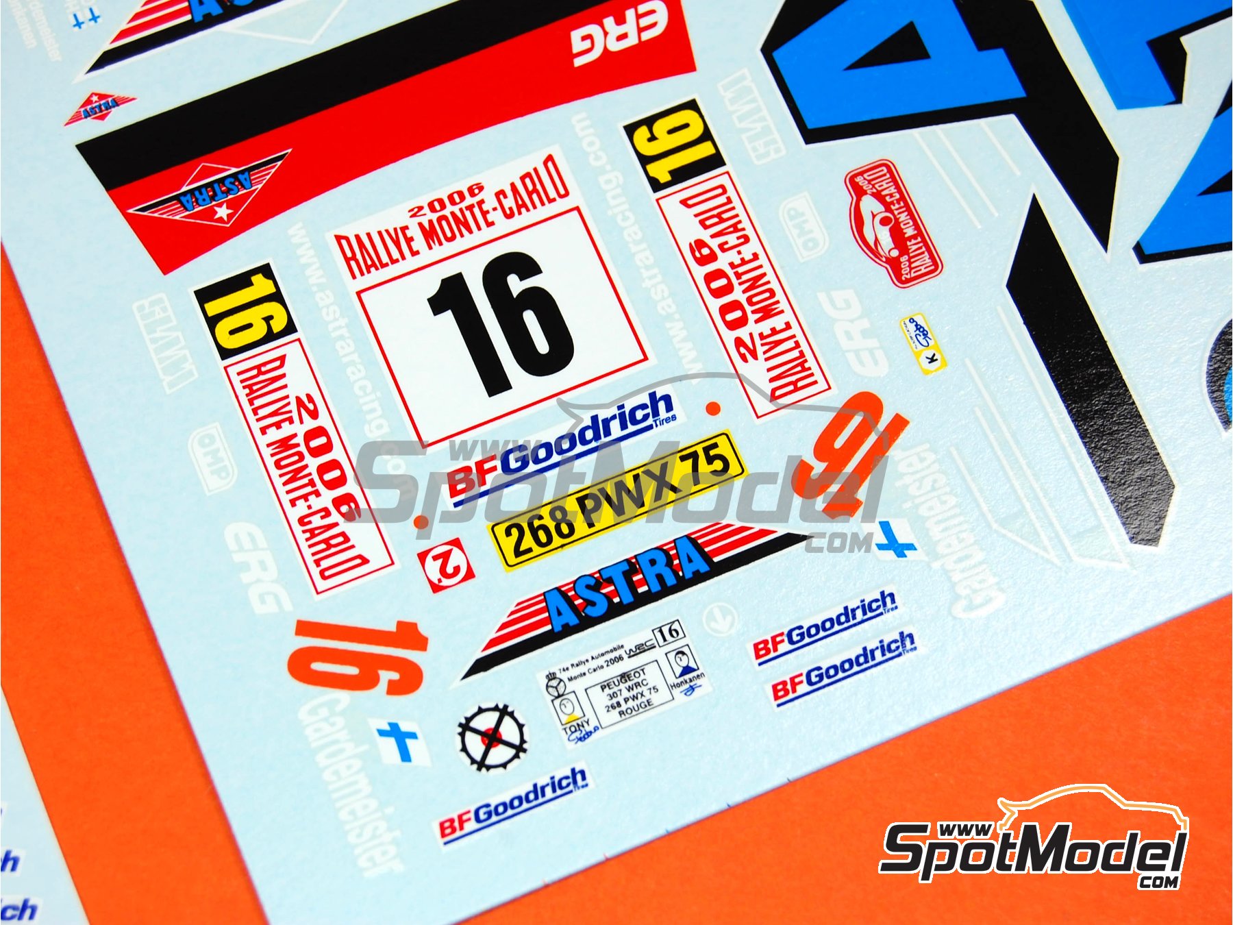 Décalcomanies 1/32 Peugeot 307 WRC Gronholm - Rallye Du Japon 2005 - RALLYE MINIATURE - Neuf