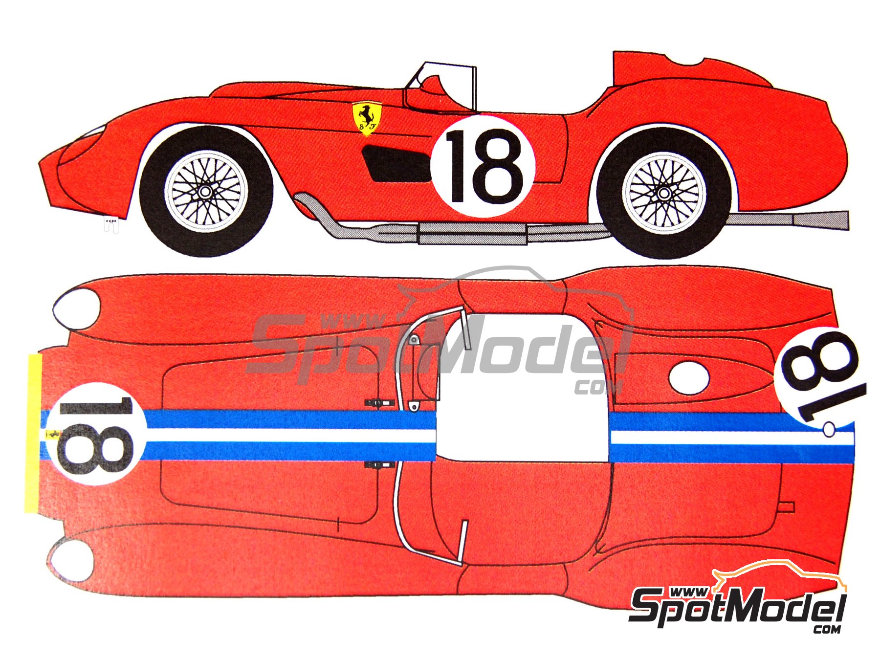 Ferrari 250 Testa Rossa: all'asta un raro esemplare del 1958