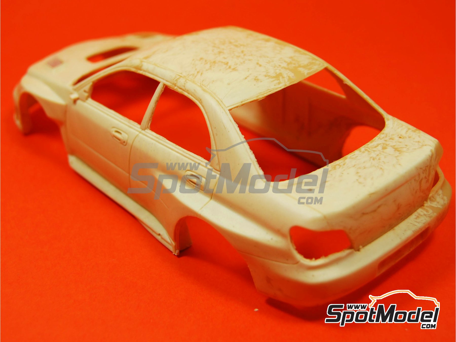 Image 5: Subaru WRC S12B Equipo Subaru World Rally Team - Rally de Monte Carlo - Rallye Automobile de Monte-Carlo 2008 | Decoración en escala 1/24 fabricado por Renaissance Models (ref. TK24-274, tambien TK24/274)