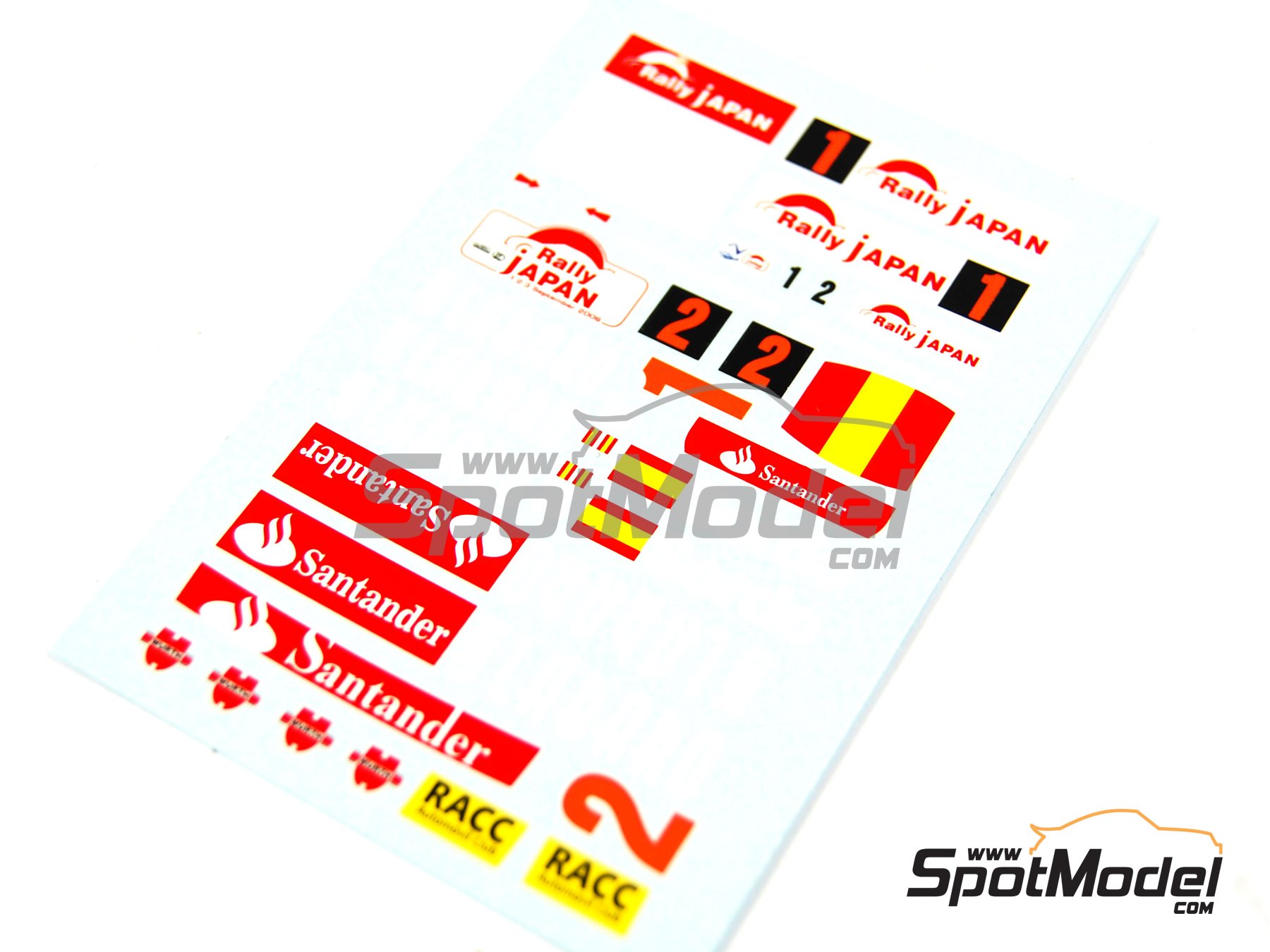Image 11: Citroen Xsara WRC sponsored by Gauloises - Japan Rally 2006 | Marking / livery in 1/24 scale manufactured by Renaissance Models (ref.&nbsp;TK24-276, also TK24/276)