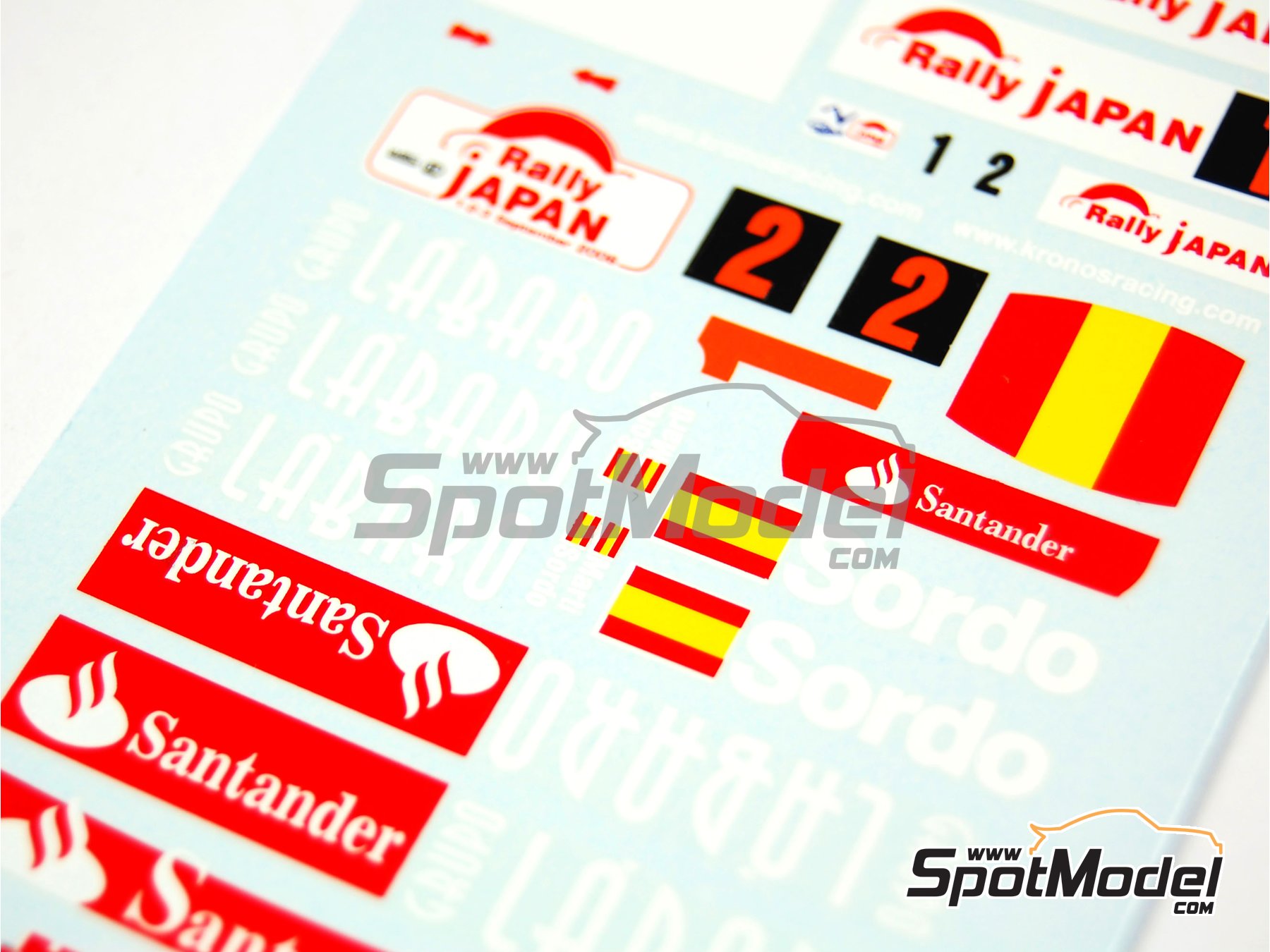 Image 13: Citroen Xsara WRC sponsored by Gauloises - Japan Rally 2006 | Marking / livery in 1/24 scale manufactured by Renaissance Models (ref.&nbsp;TK24-276, also TK24/276)