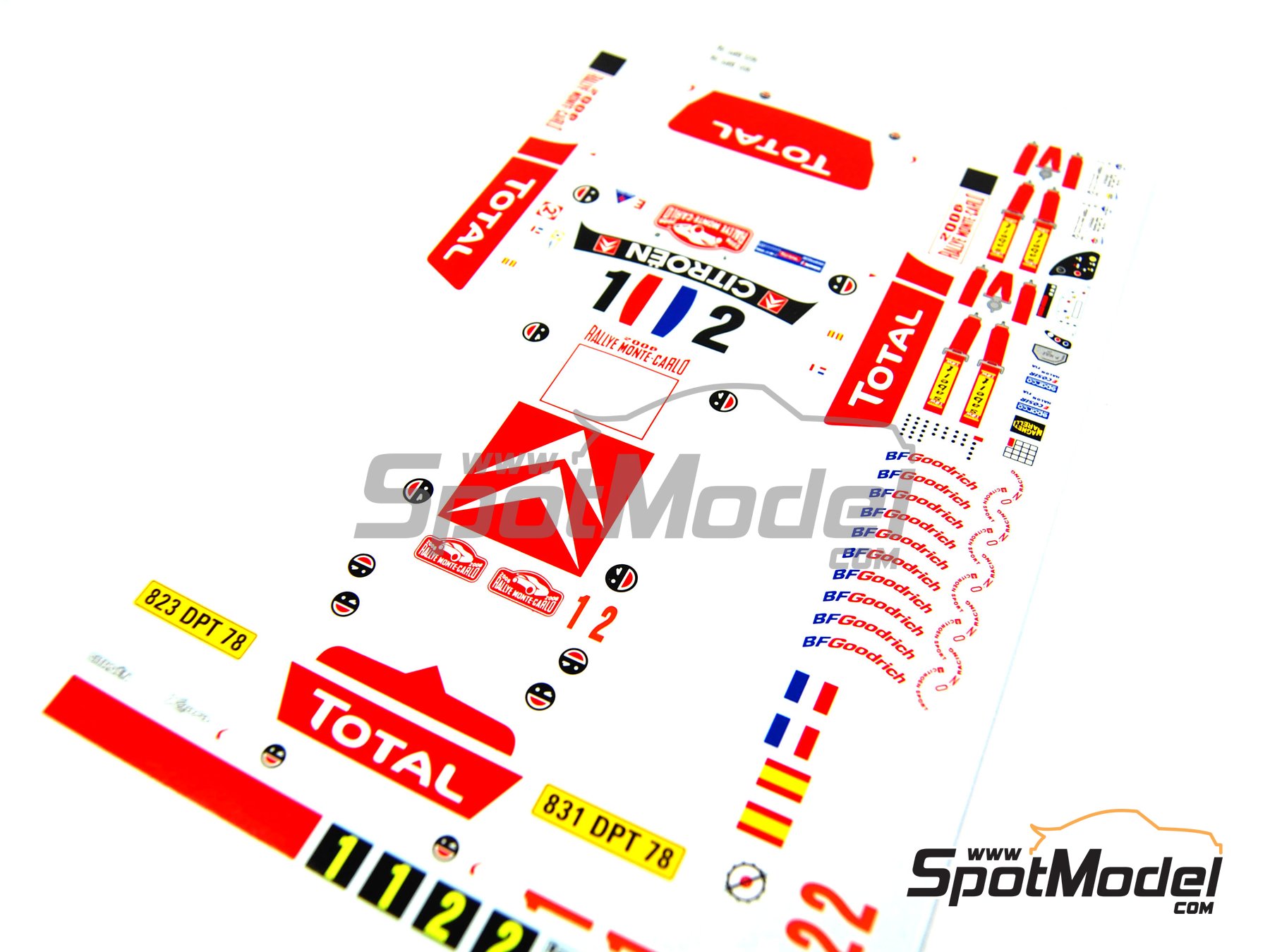 Image 15: Citroen Xsara WRC sponsored by Gauloises - Japan Rally 2006 | Marking / livery in 1/24 scale manufactured by Renaissance Models (ref.&nbsp;TK24-276, also TK24/276)