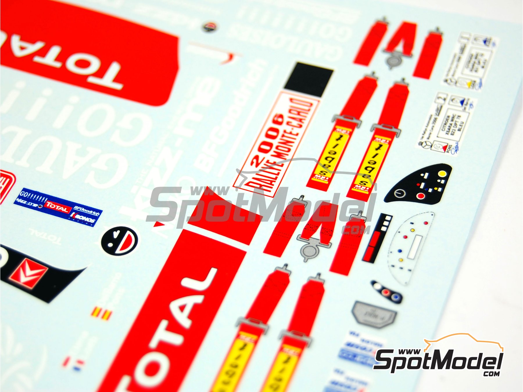 Image 17: Citroen Xsara WRC sponsored by Gauloises - Japan Rally 2006 | Marking / livery in 1/24 scale manufactured by Renaissance Models (ref.&nbsp;TK24-276, also TK24/276)