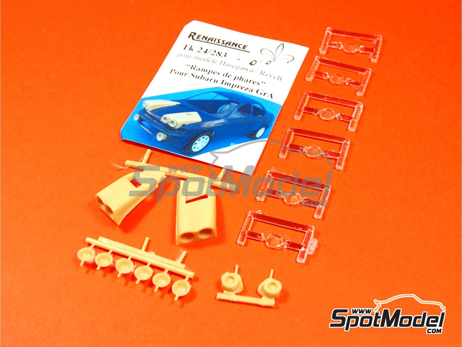 Image 2: Subaru Impreza Grupo A - Juego de luces de noche | Transkit en escala 1/24 fabricado por Renaissance Models (ref. TK24-283, tambien TK24/283)