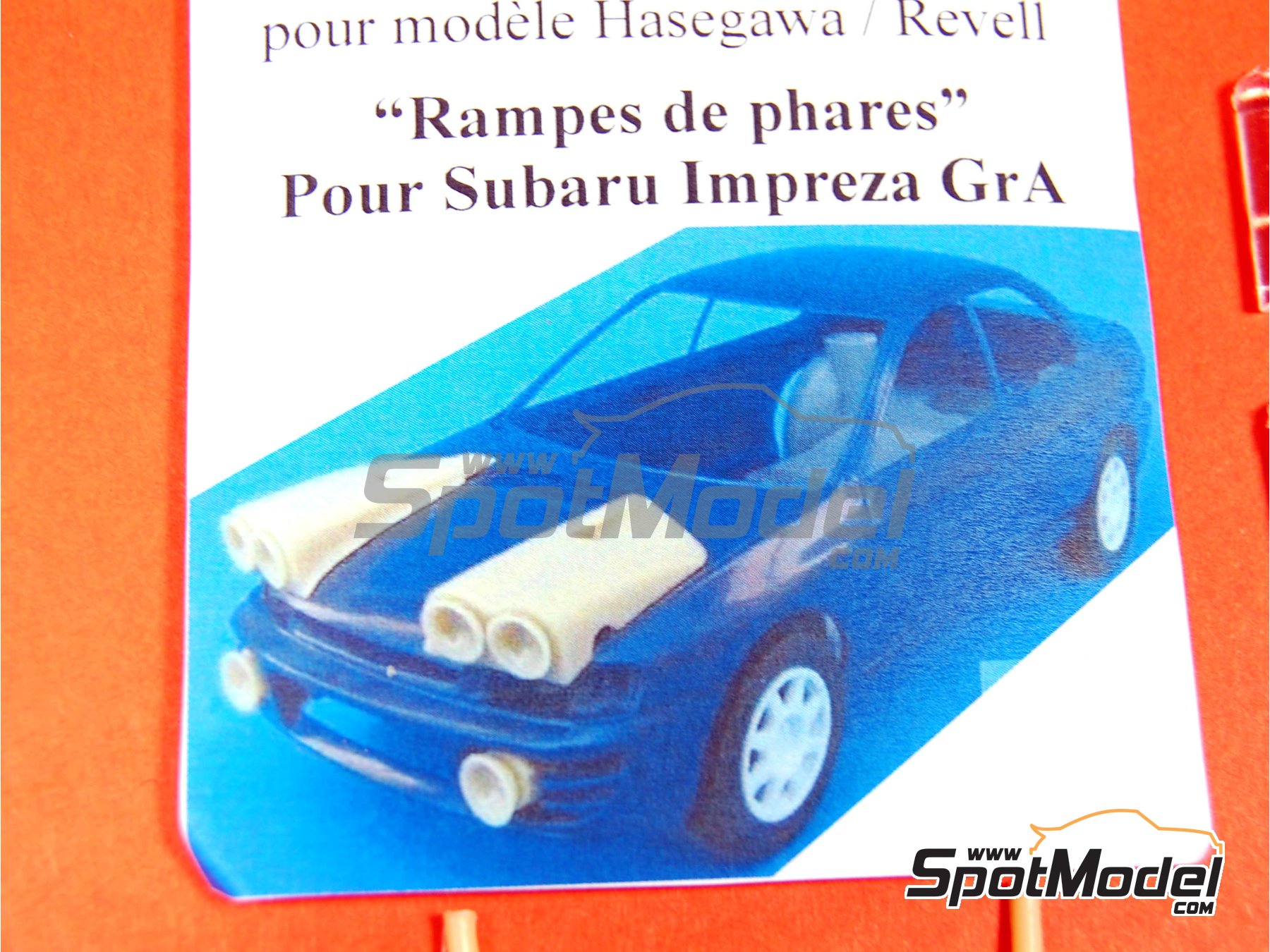 Image 3: Subaru Impreza Grupo A - Juego de luces de noche | Transkit en escala 1/24 fabricado por Renaissance Models (ref. TK24-283, tambien TK24/283)