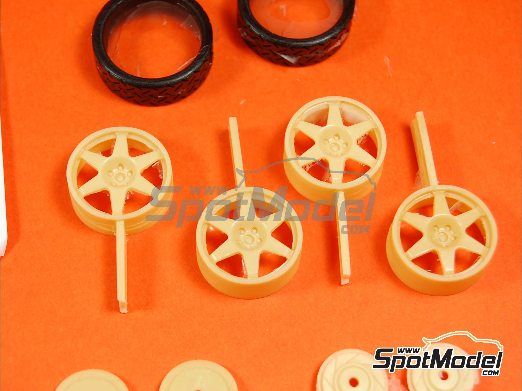 Image 4: Subaru Impreza Grupo A conversión asfalto | Set de conversión a asfalto en escala 1/24 fabricado por Renaissance Models (ref. TK24-284, tambien TK24/284)