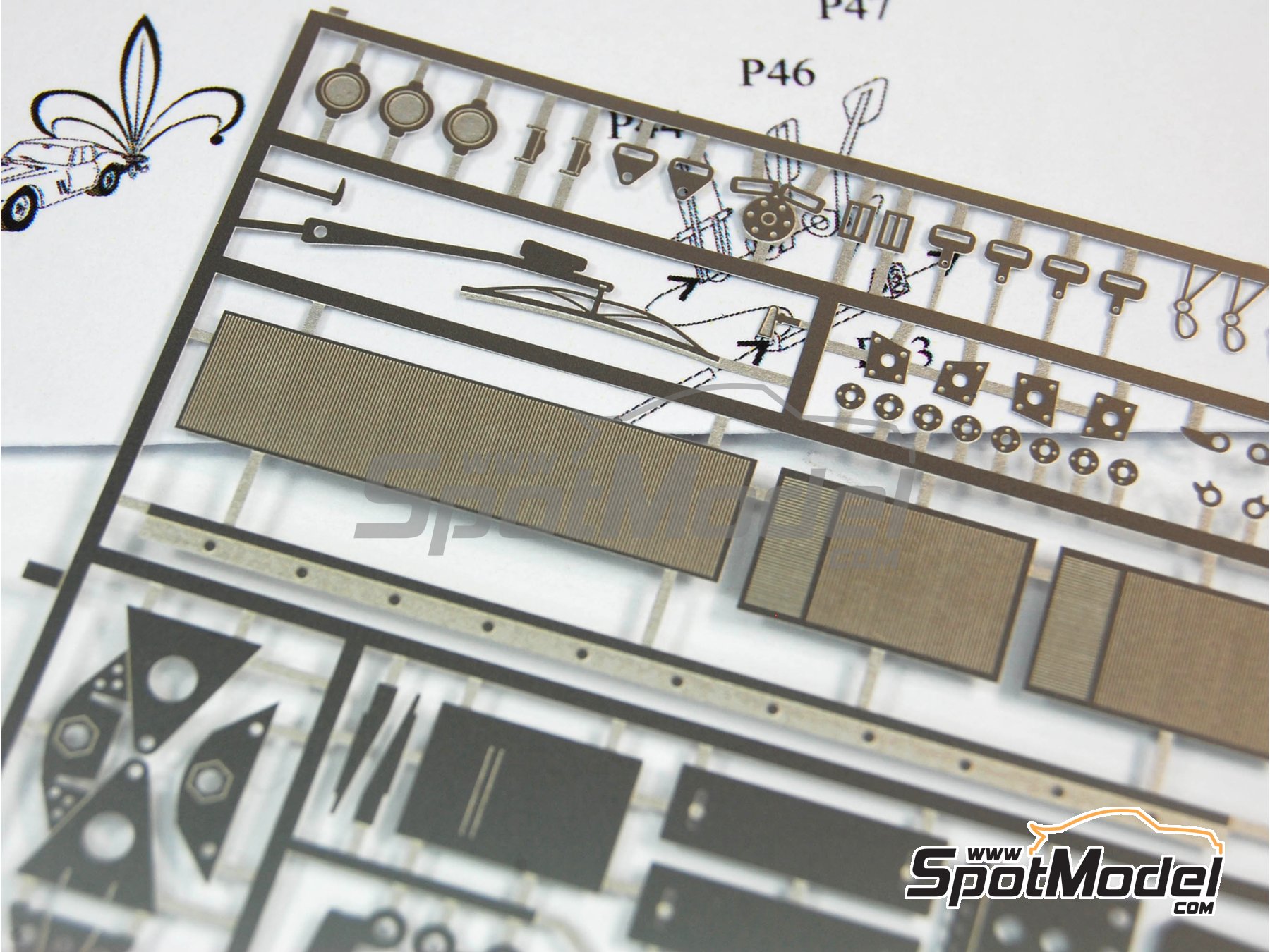 Image 4: Porsche 935/78 Moby Dick | Set de mejora y detallado en escala&nbsp;1/24 fabricado por Renaissance Models (ref.&nbsp;TK24-299, tambien TK24/299)