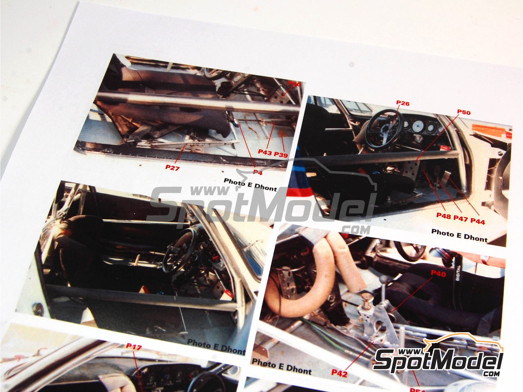 Image 7: Porsche 935/78 Moby Dick | Set de mejora y detallado en escala&nbsp;1/24 fabricado por Renaissance Models (ref.&nbsp;TK24-299, tambien TK24/299)