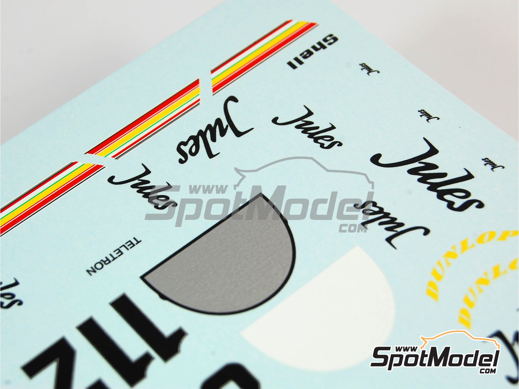 Image 6: Porsche 936 patrocinado por Jules - 24 Horas de Le Mans 1981 | Decoraci&oacute;n en escala&nbsp;1/24 fabricado por Renaissance Models (ref.&nbsp;TK24-306, tambien TK24/306)