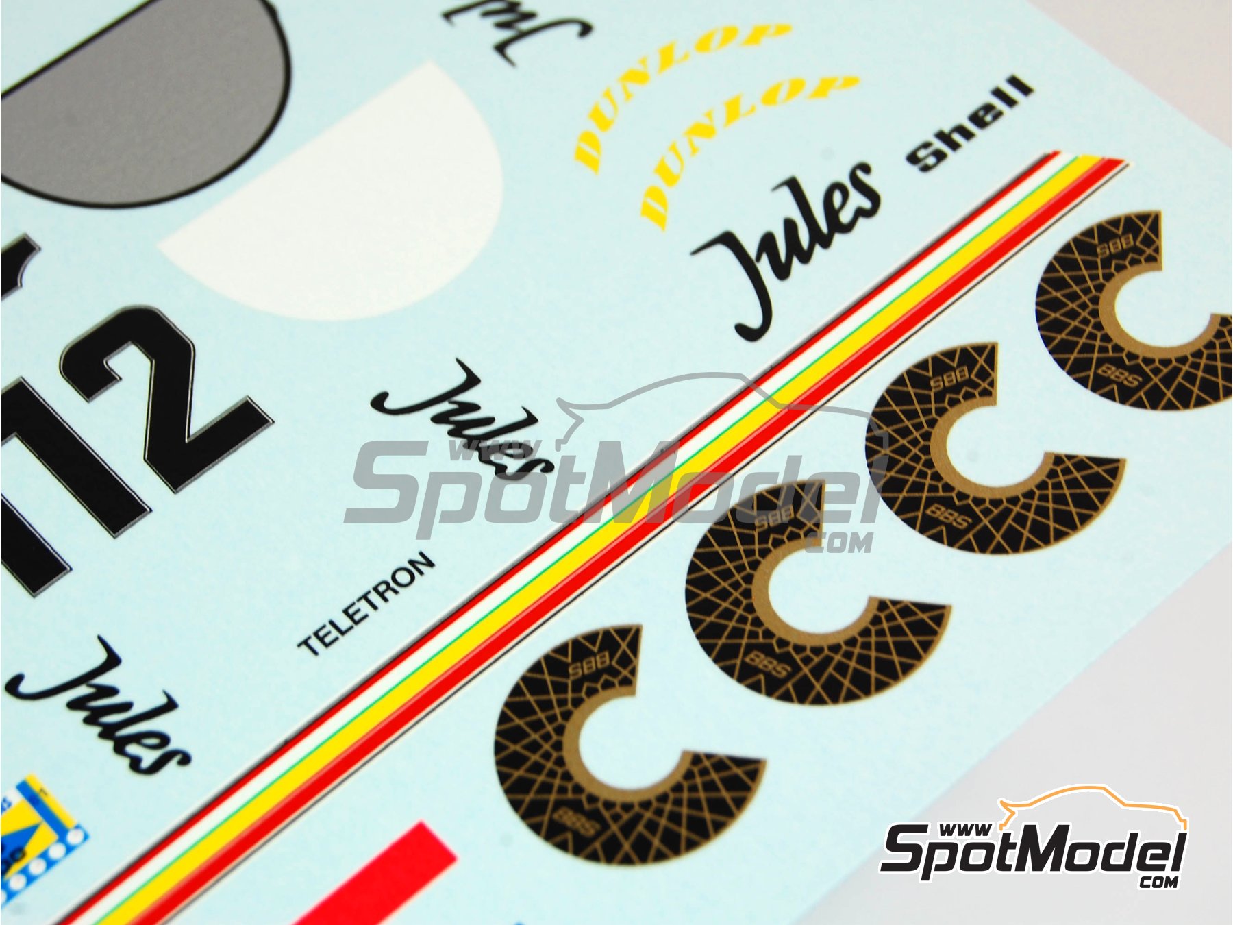 Image 7: Porsche 936 patrocinado por Jules - 24 Horas de Le Mans 1981 | Decoraci&oacute;n en escala&nbsp;1/24 fabricado por Renaissance Models (ref.&nbsp;TK24-306, tambien TK24/306)