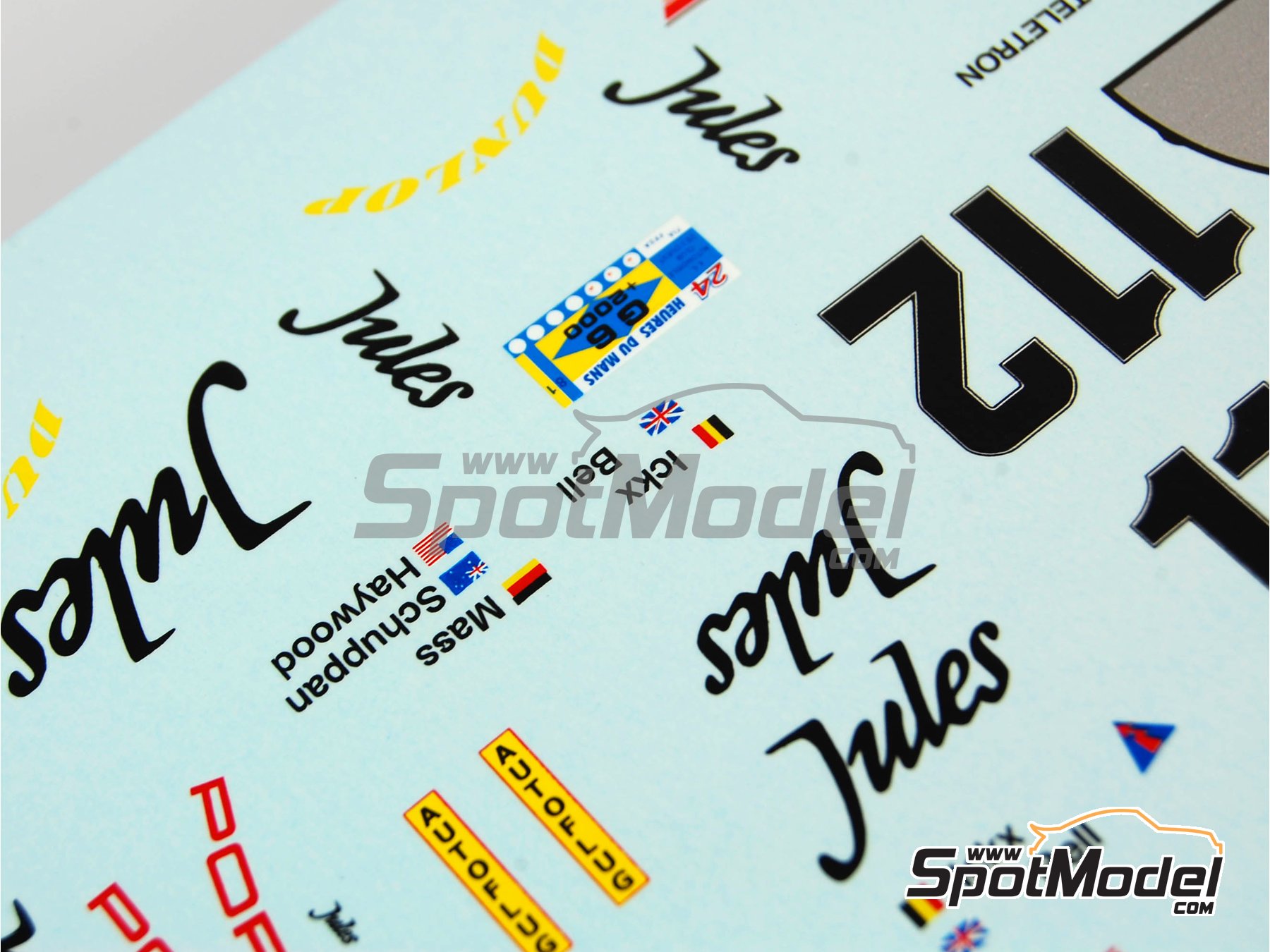 Image 8: Porsche 936 patrocinado por Jules - 24 Horas de Le Mans 1981 | Decoraci&oacute;n en escala&nbsp;1/24 fabricado por Renaissance Models (ref.&nbsp;TK24-306, tambien TK24/306)