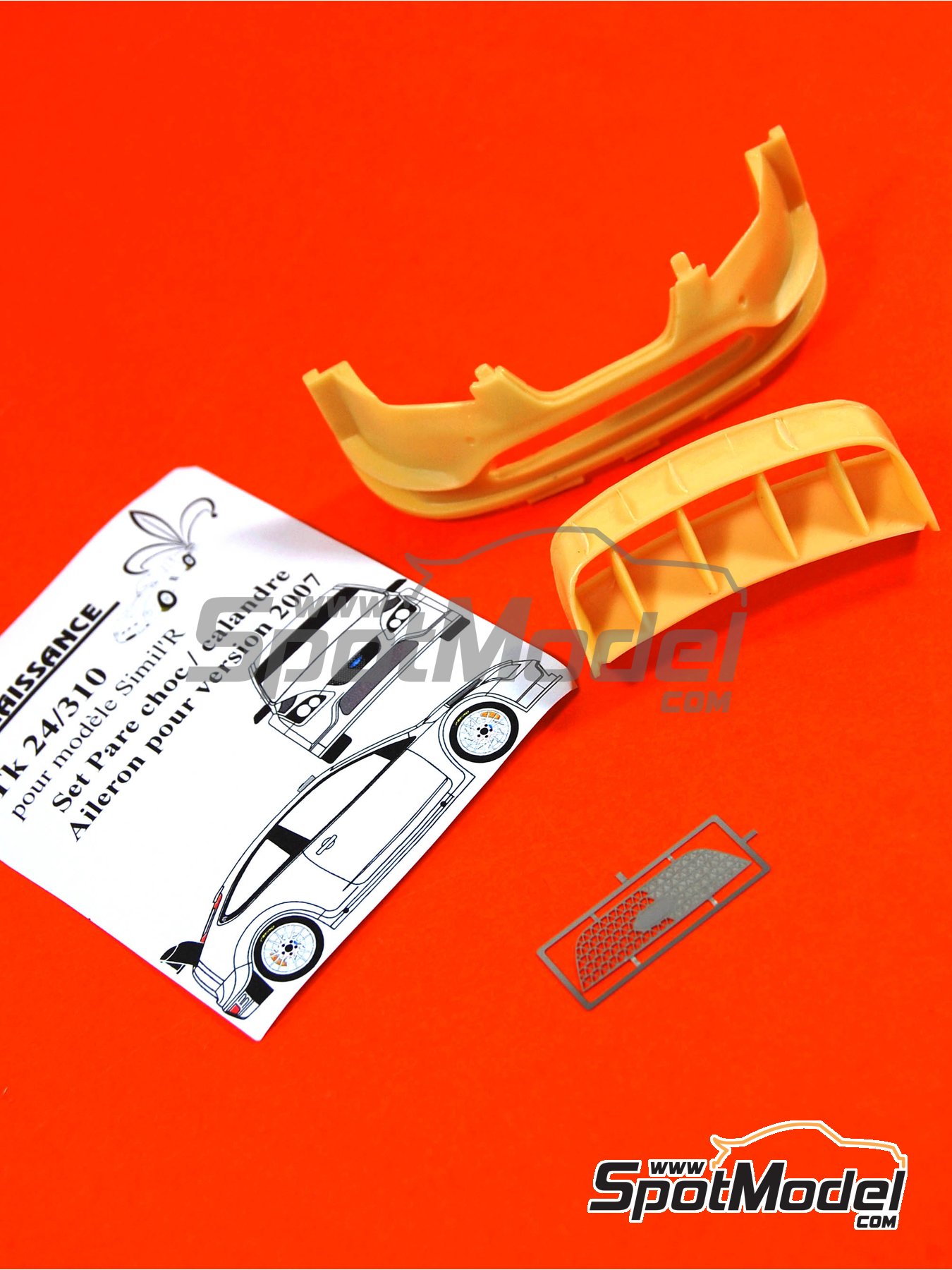 Ford Focus WRC RS07 -  2007 | Transkit en escala 1/24 fabricado por Renaissance Models (ref. TK24-310, tambien TK24/310) image