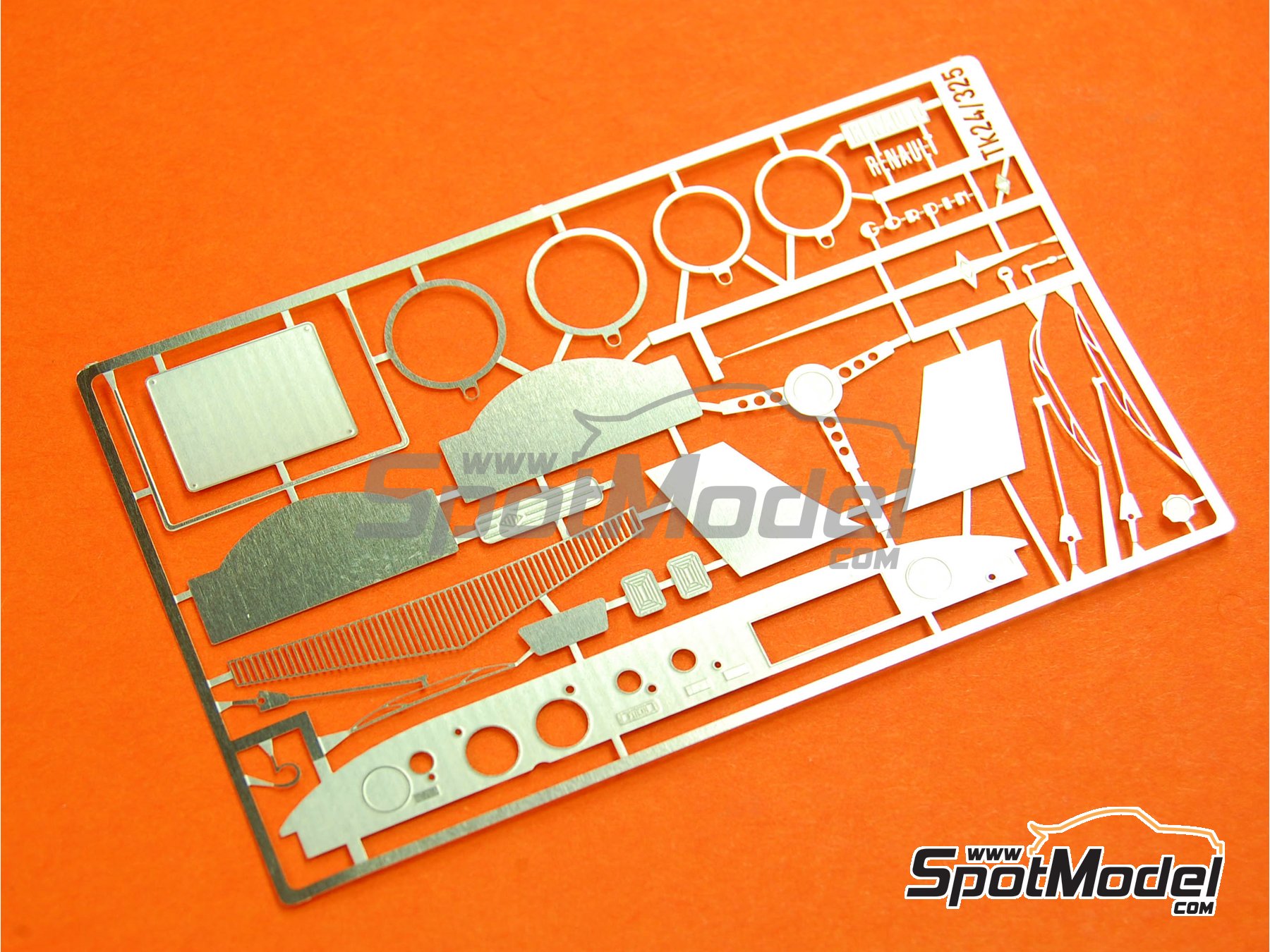 Image 4: Renault R8 Gordini | Set de mejora y detallado en escala&nbsp;1/24 fabricado por Renaissance Models (ref.&nbsp;TK24-325, tambien TK24/325)