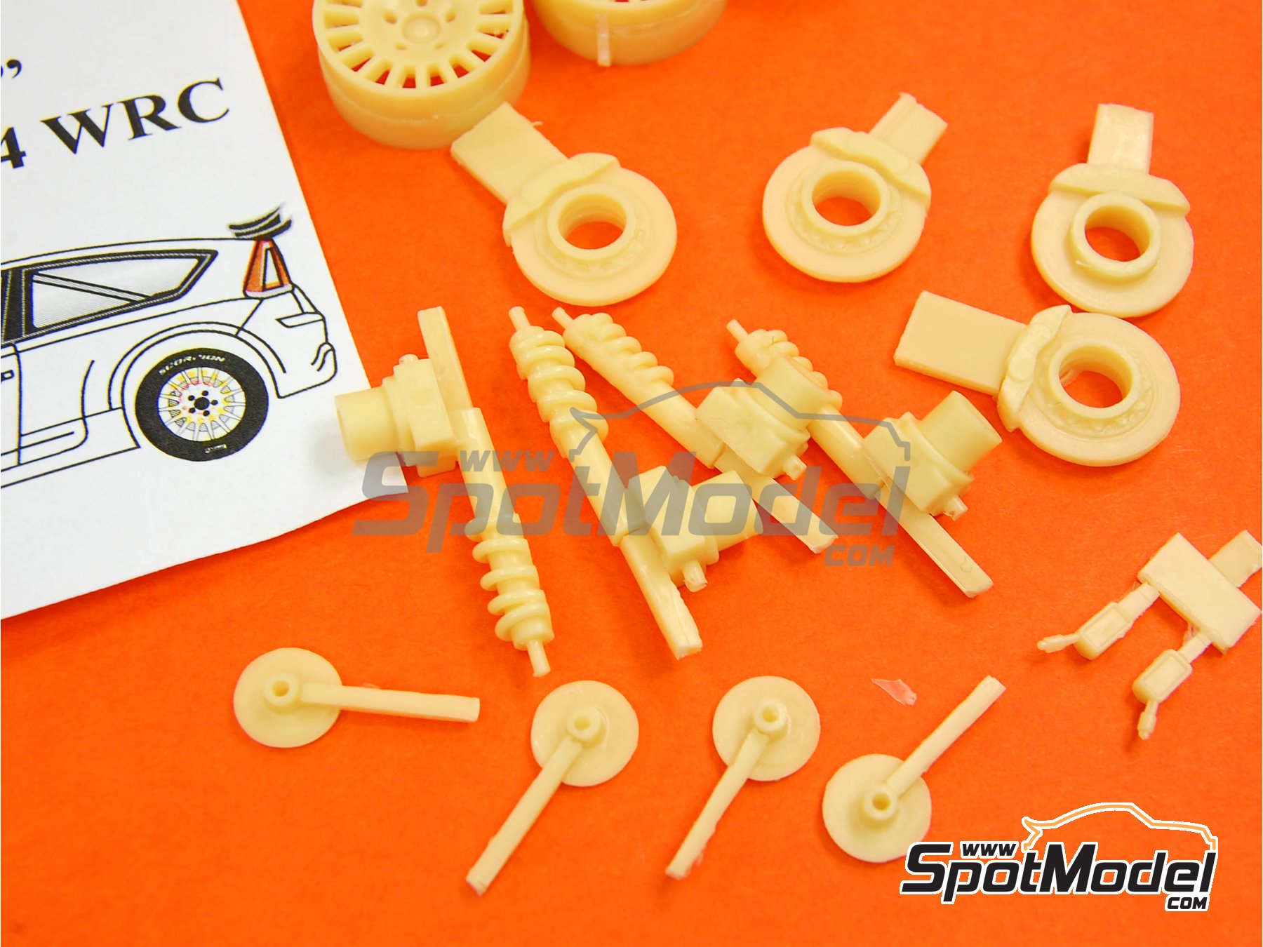 Image 4: Citroen C4 WRC - Conversion a tierra | Transkit en escala&nbsp;1/24 fabricado por Renaissance Models (ref.&nbsp;TK24-328, tambien TK24/328)