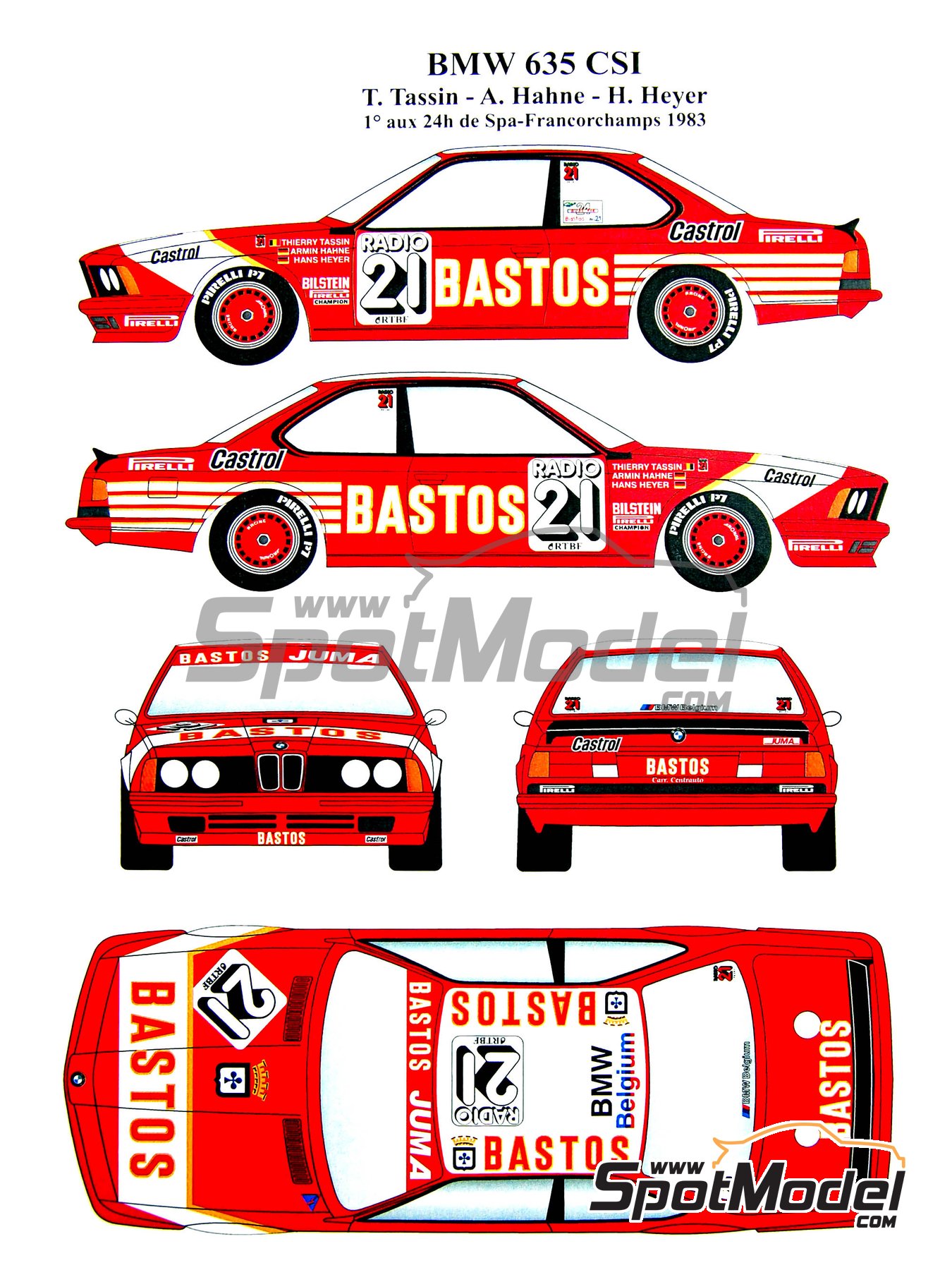 BMW 635 CSI Miniature 1/24 – Moulée Sous Pression, Boîte Cristal, Rare Collection Japonaise