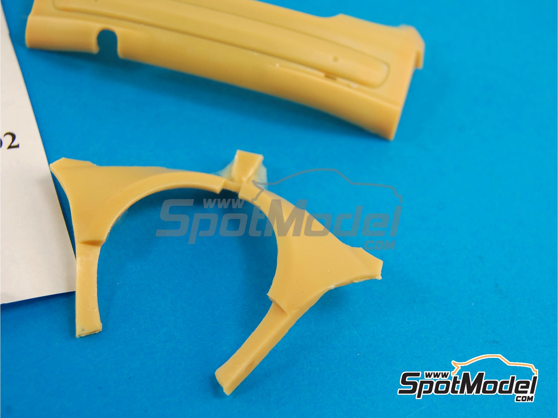 Image 3: Peugeot 207 S2000 Evo2 - rear spoiler and front wings | Transkit in 1/24 scale manufactured by Renaissance Models (ref.&nbsp;TK24-337, also TK24/337)