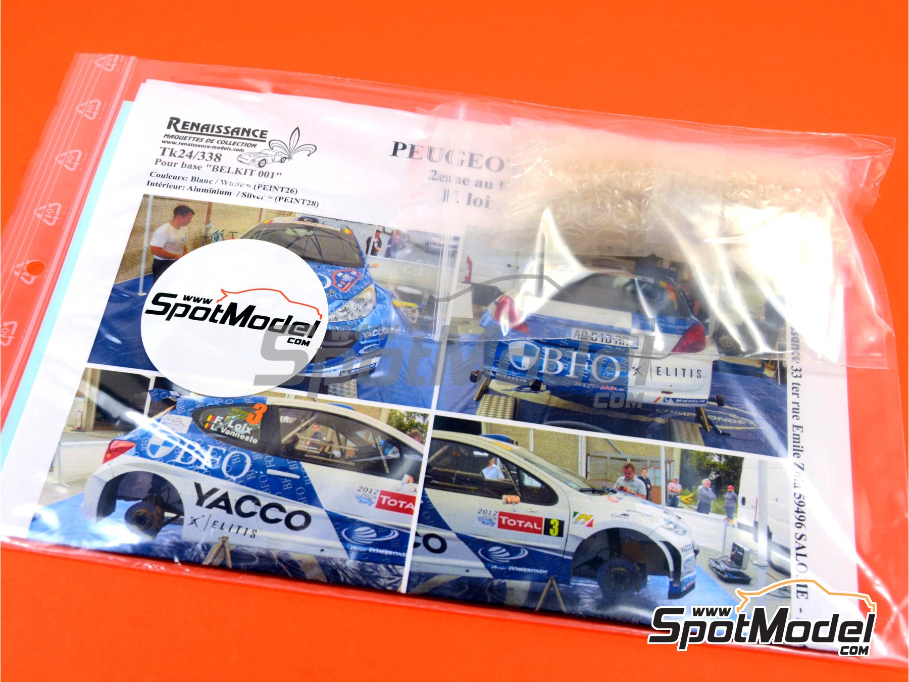 Decals 1/43 peugeot 207 s2000 #71 marchetti-rally monte carlo 2015 am024 