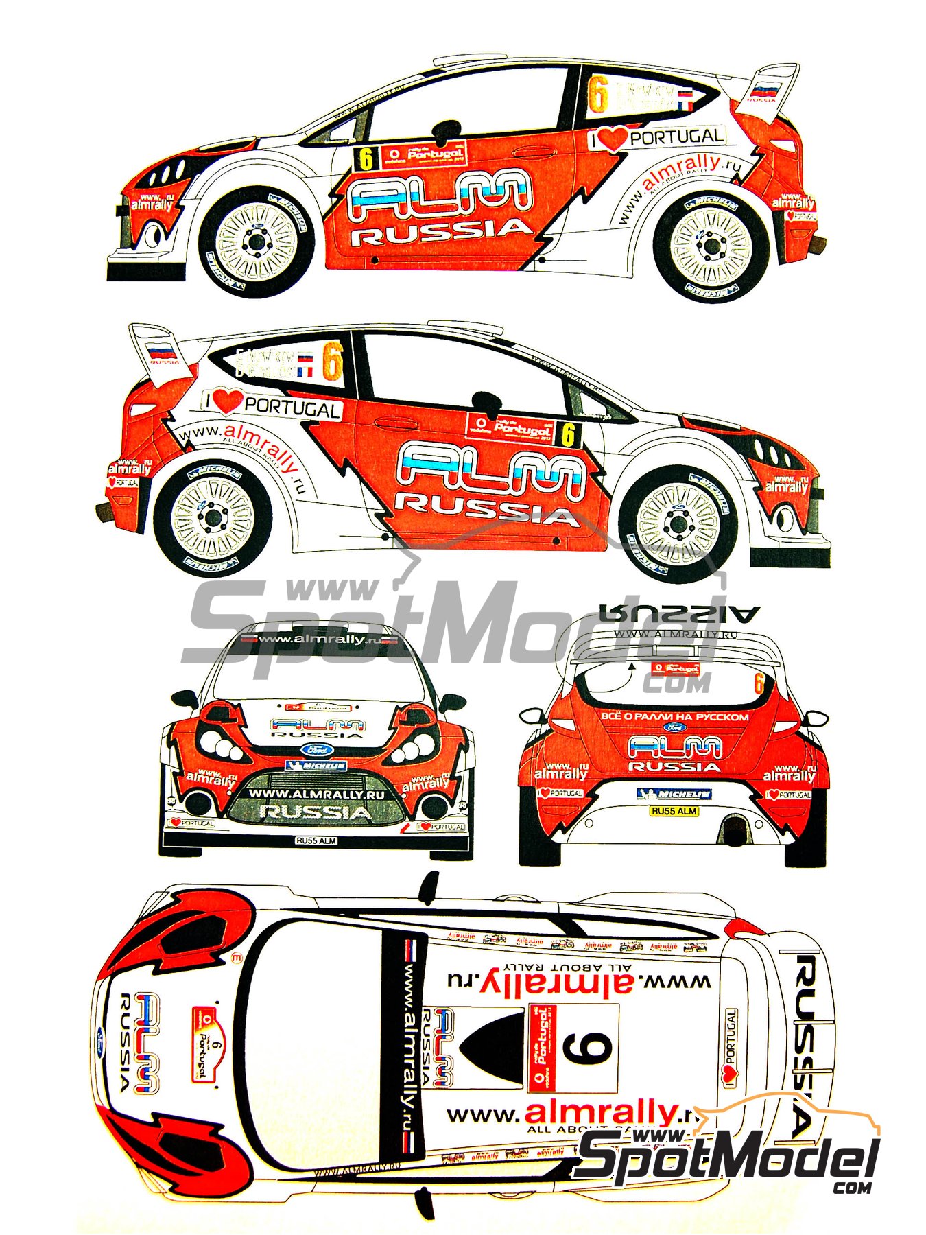 Renaissance Models Marking Livery 1 24 Scale Ford Fiesta Wrc Sponsored By Alm Russia 6 Evgeniy Novikov Ru Denis Giraudet Fr Portugal Rally Vinho Do Porto 12 For Belkits Kits Bel 003 Ref Tk24 339 Spotmodel