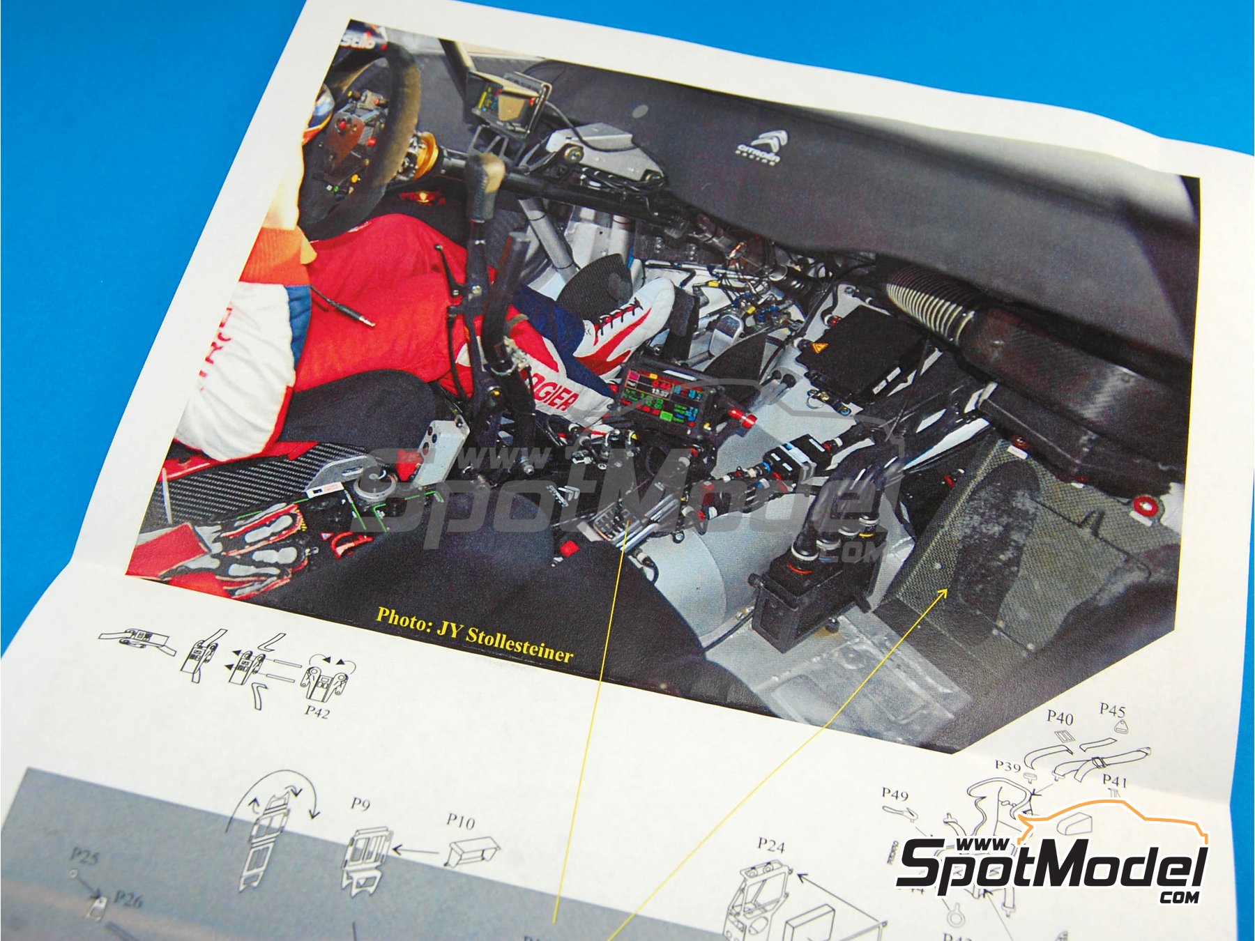 Image 2: Citroen DS3 WRC | Set de mejora y detallado en escala 1/24 fabricado por Renaissance Models (ref. TK24-342, tambien TK24/342)