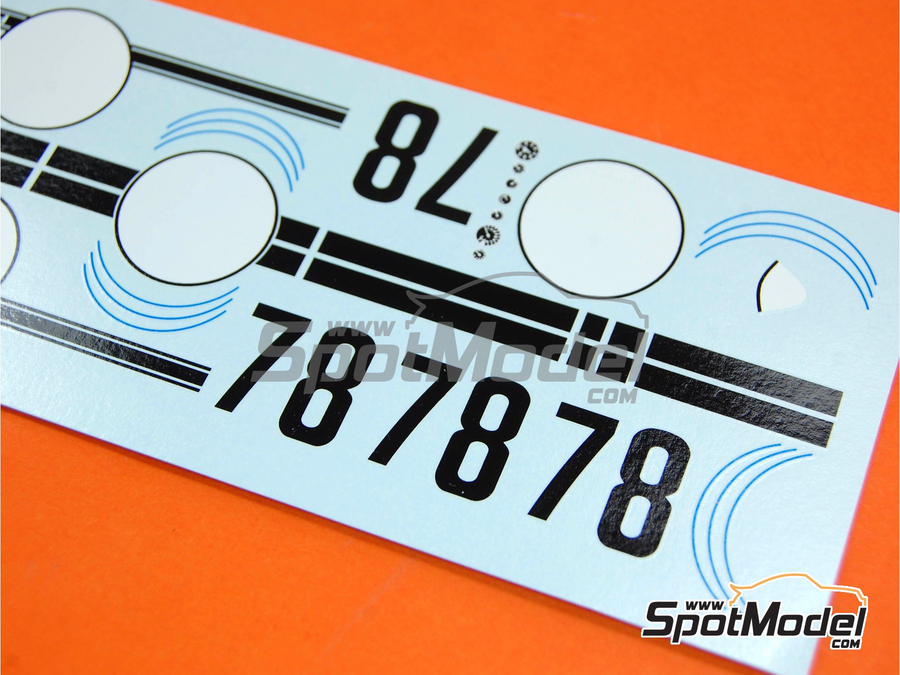 Image 3: Ford GT40 Mk II Alan Mann Racing Team - 24 Hours Le Mans 1966 | Marking / livery in 1/24 scale manufactured by Renaissance Models (ref.&nbsp;TK24-347, also TK24/347)