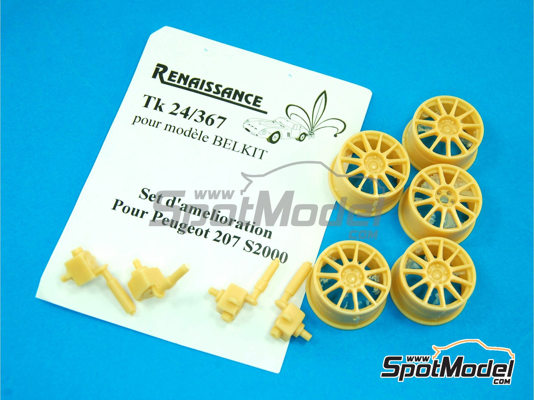 Image 1: Peugeot 207 S2000 | Tarmac conversion set in 1/24 scale manufactured by Renaissance Models (ref.&nbsp;TK24-367, also TK24/367)