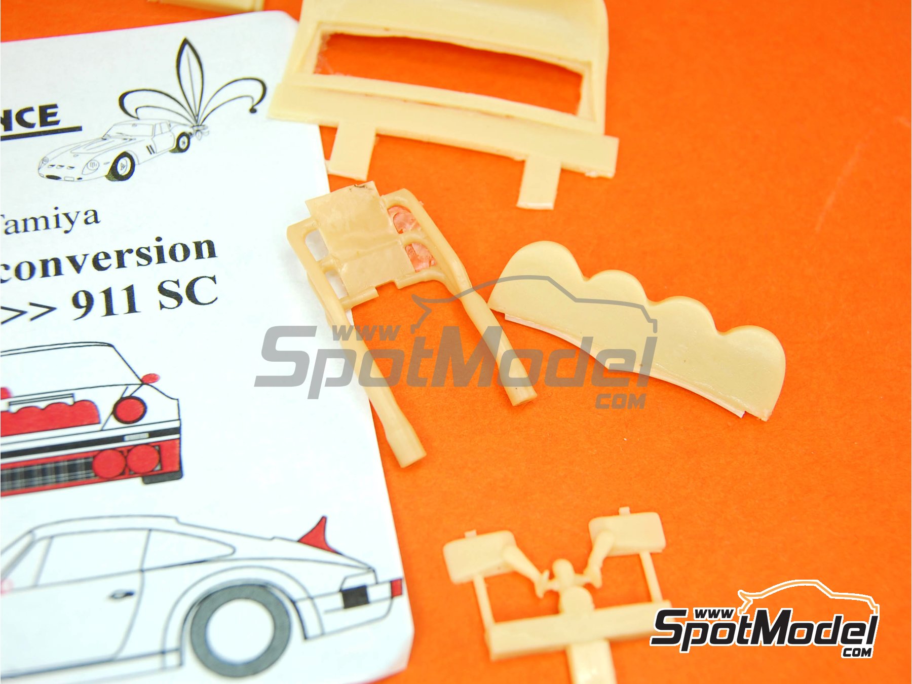 Image 4: Porsche 911 SC Grupo 4: Conversión versión rally | Transkit en escala 1/24 fabricado por Renaissance Models (ref. TK24-377, tambien TK24/377)