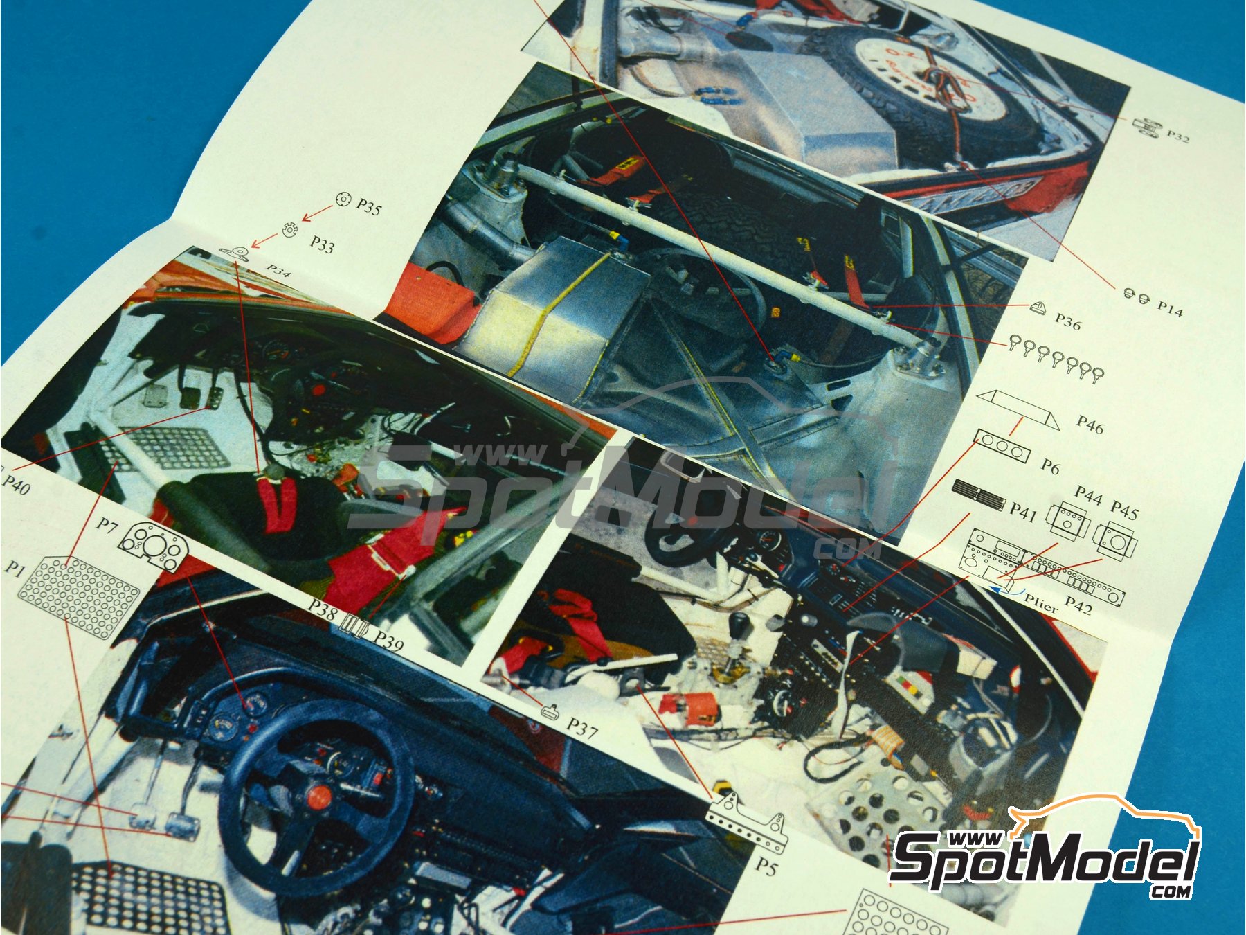 Image 3: Toyota Celica GT-Four ST165 | Set de mejora y detallado en escala 1/24 fabricado por Renaissance Models (ref. TK24-391, tambien TK24/391)