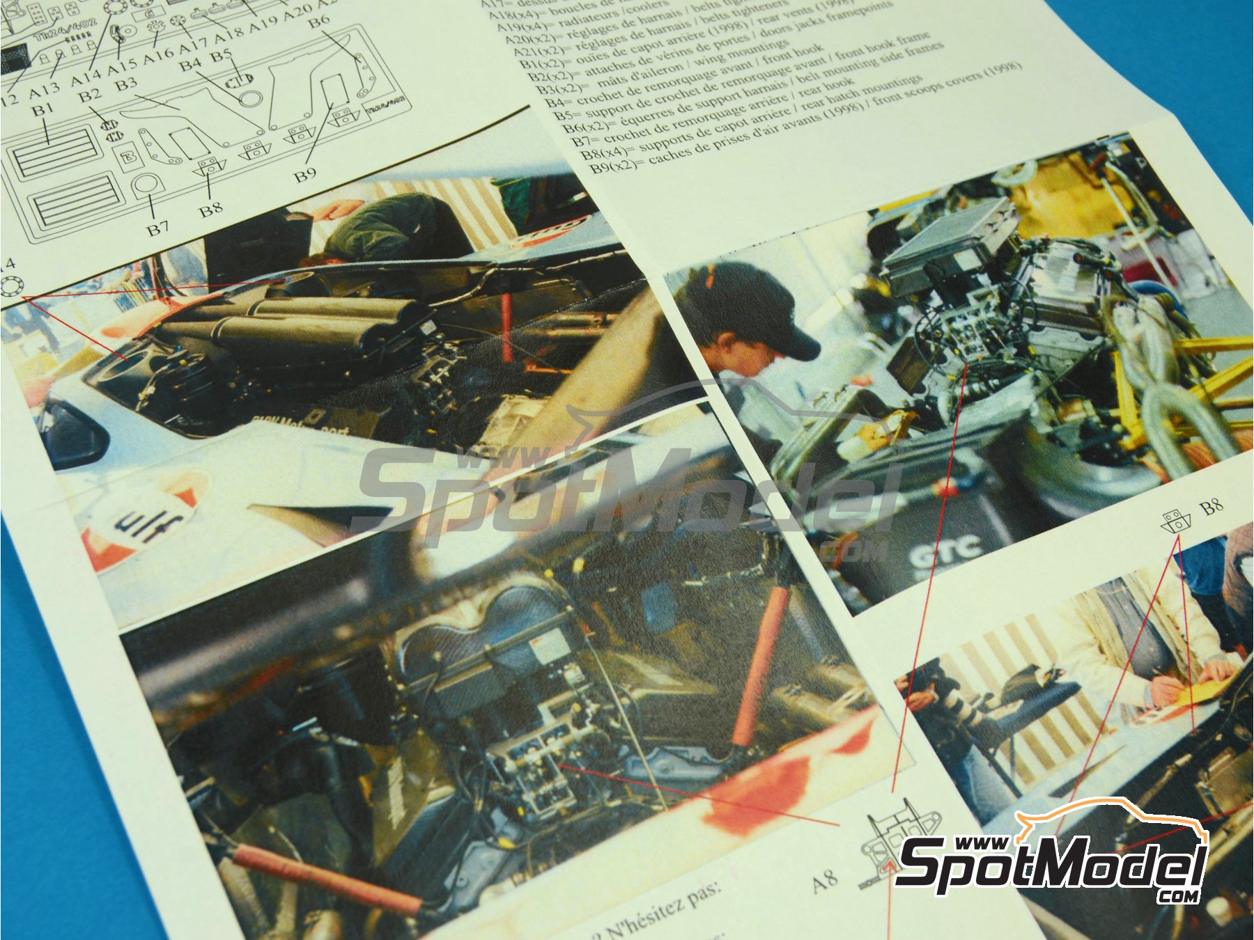 Image 3: McLaren F1 GTR Long Tail -  1997 y 1998 | Set de mejora y detallado en escala 1/24 fabricado por Renaissance Models (ref. TK24-402, tambien TK24/402)