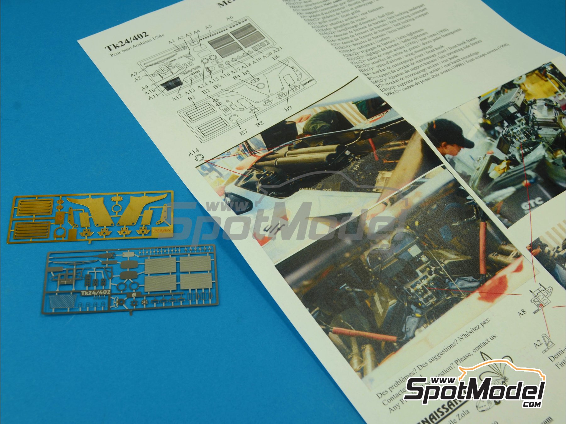 Image 5: McLaren F1 GTR Long Tail -  1997 y 1998 | Set de mejora y detallado en escala 1/24 fabricado por Renaissance Models (ref. TK24-402, tambien TK24/402)